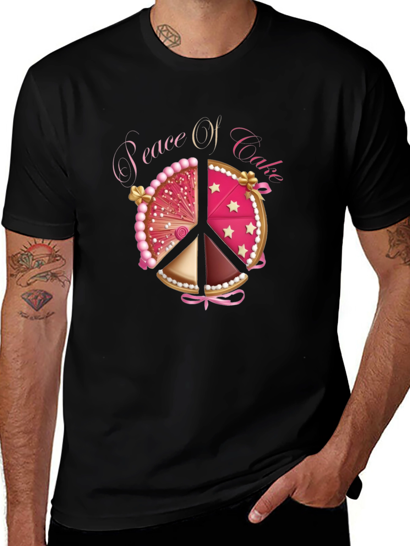 Peace of Cake Graphic T-Shirt