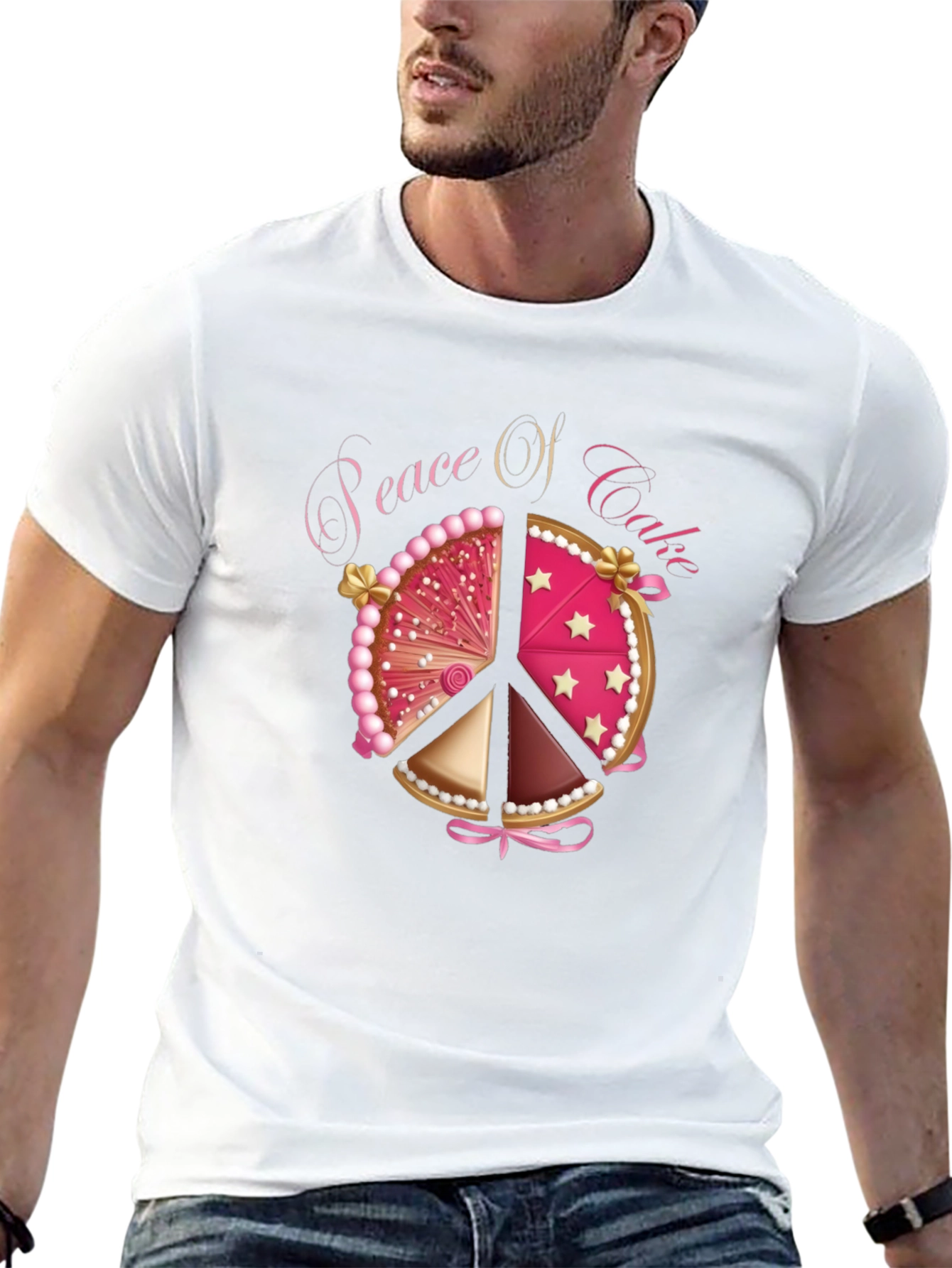 Peace of Cake Graphic T-Shirt