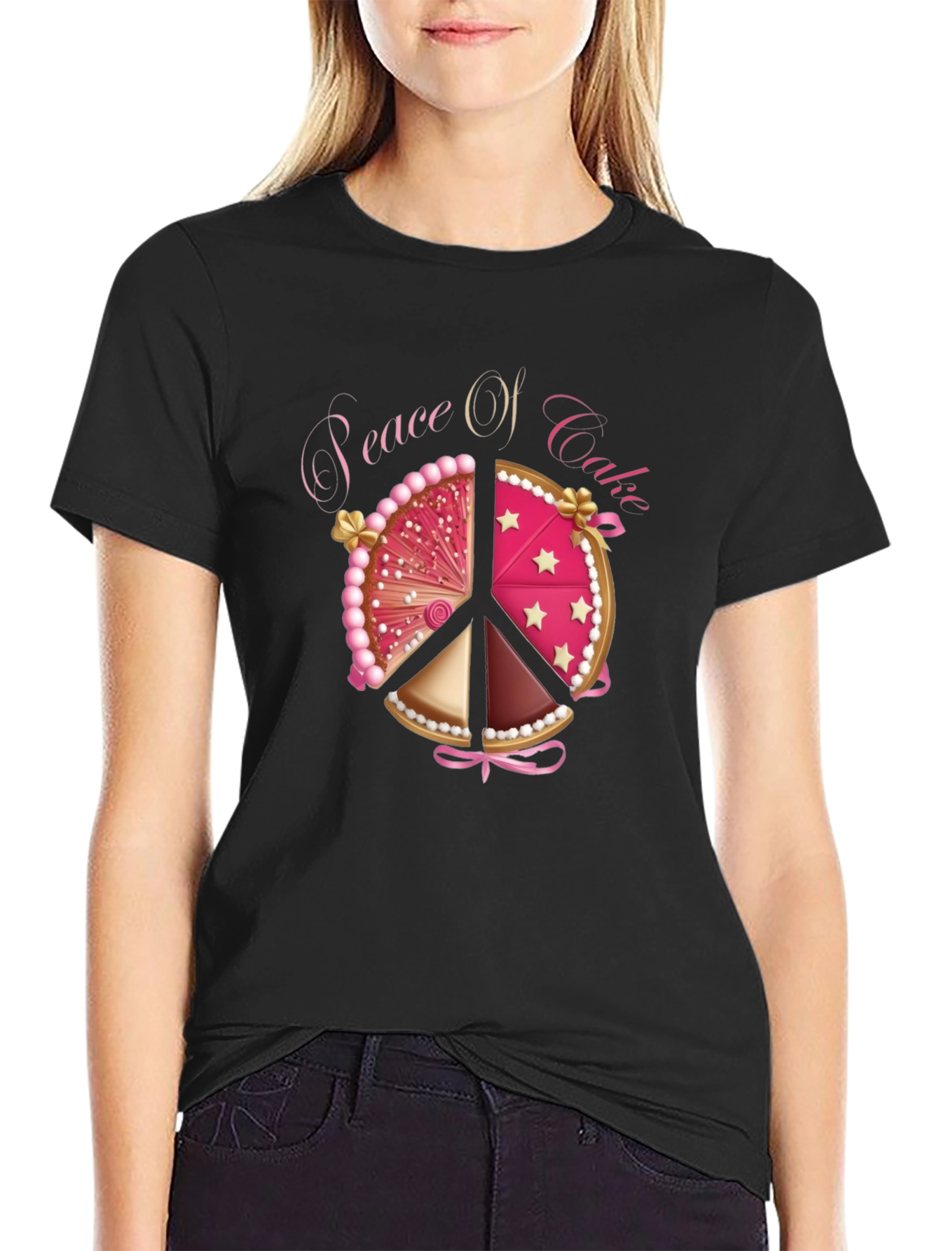 Peace of Cake Graphic T-Shirt
