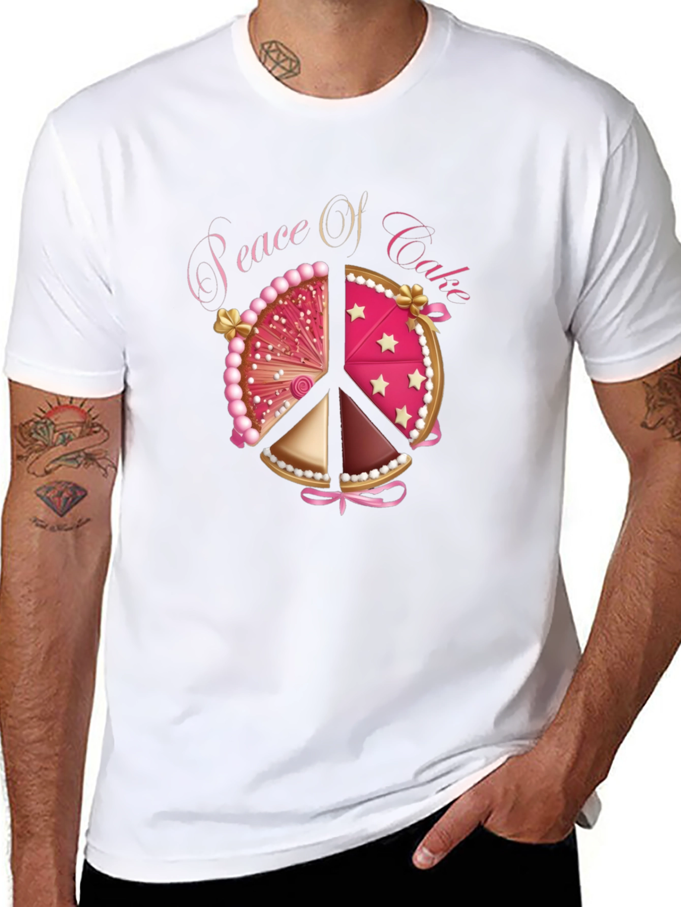 Peace of Cake Graphic T-Shirt