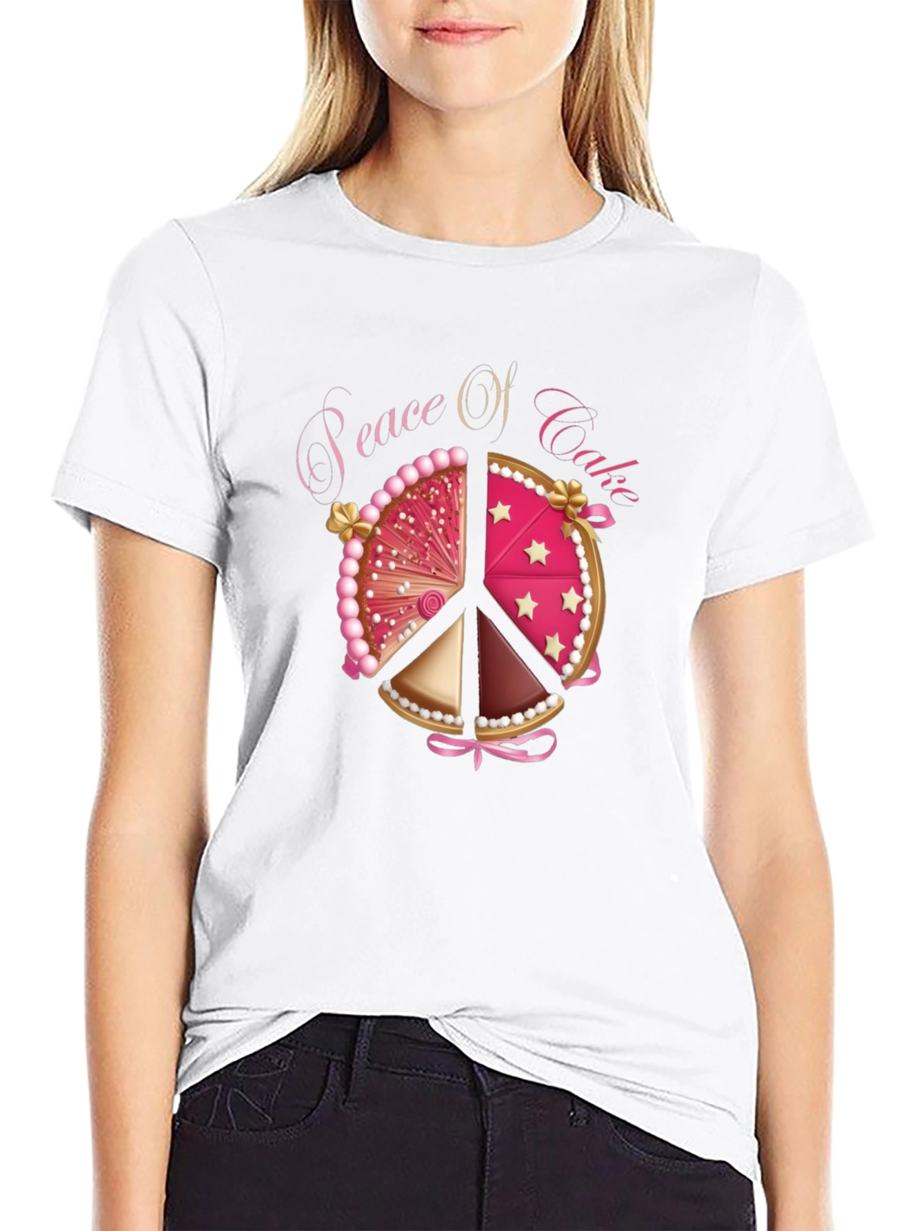 Peace of Cake Graphic T-Shirt