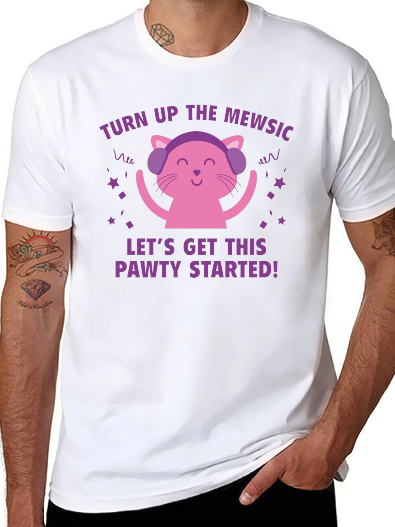 Turn Up the Mewsic T-Shirt