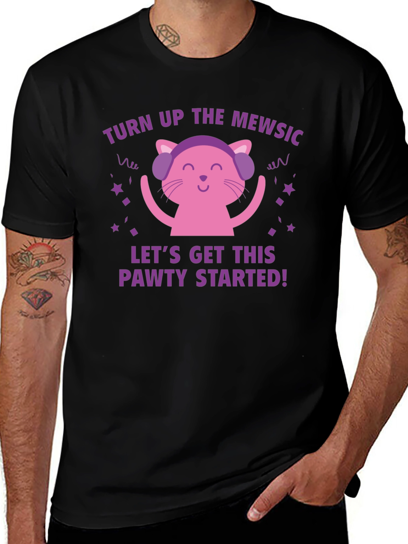 Turn Up the Mewsic T-Shirt