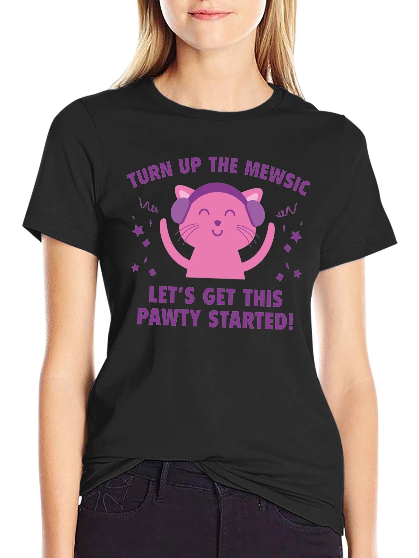 Turn Up the Mewsic T-Shirt