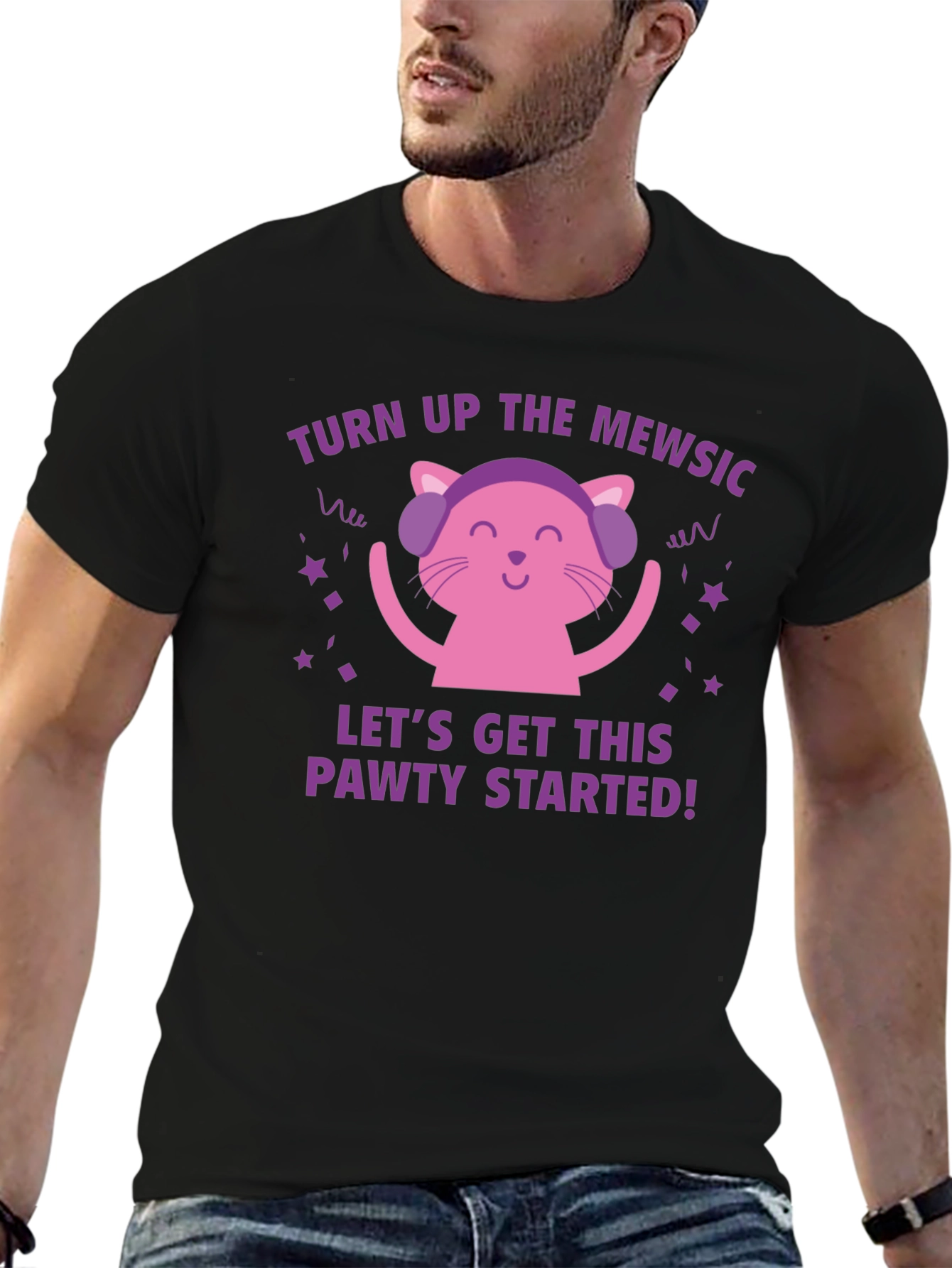 Turn Up the Mewsic T-Shirt