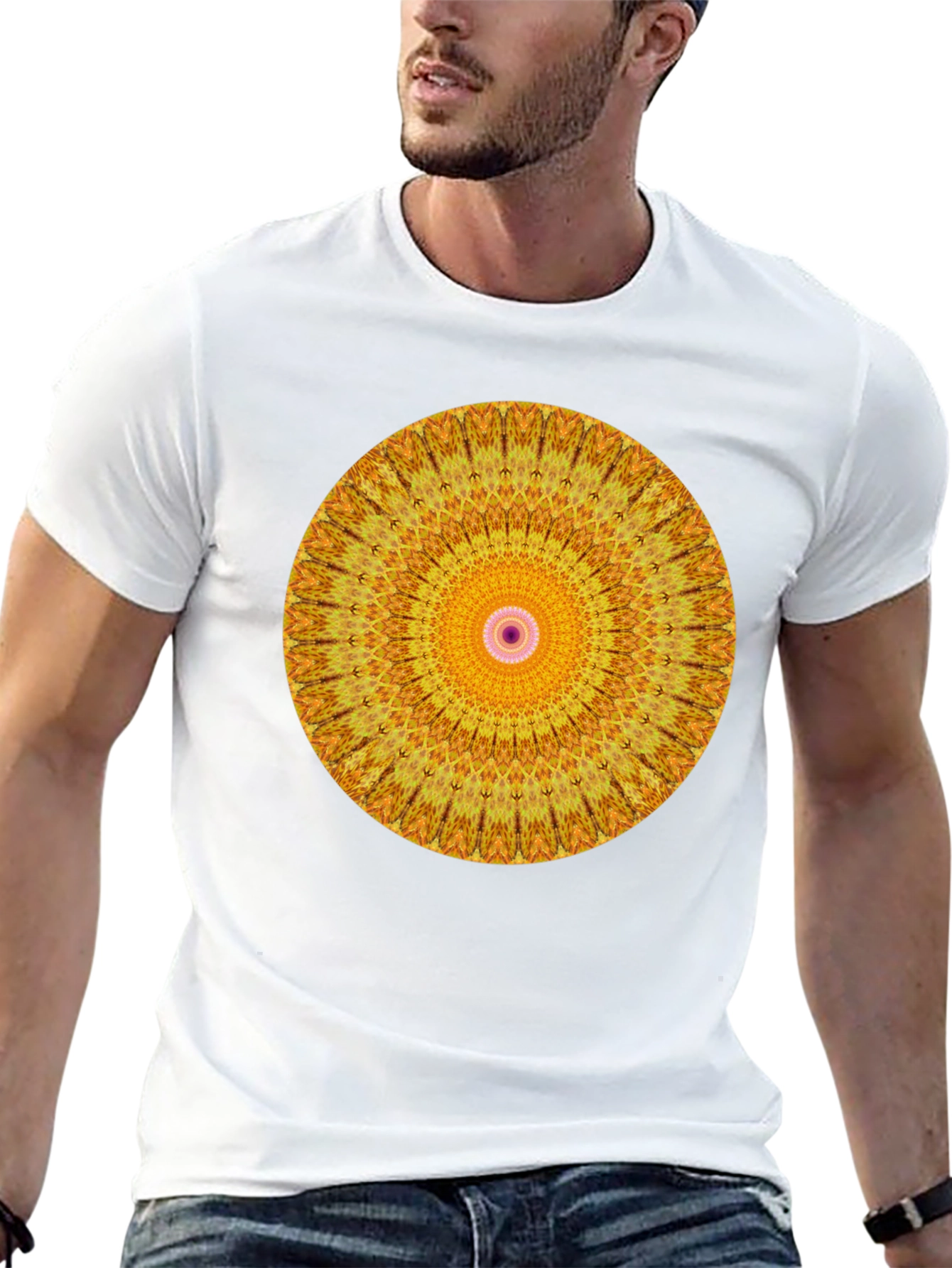 Mandala Graphic Black T-Shirt
