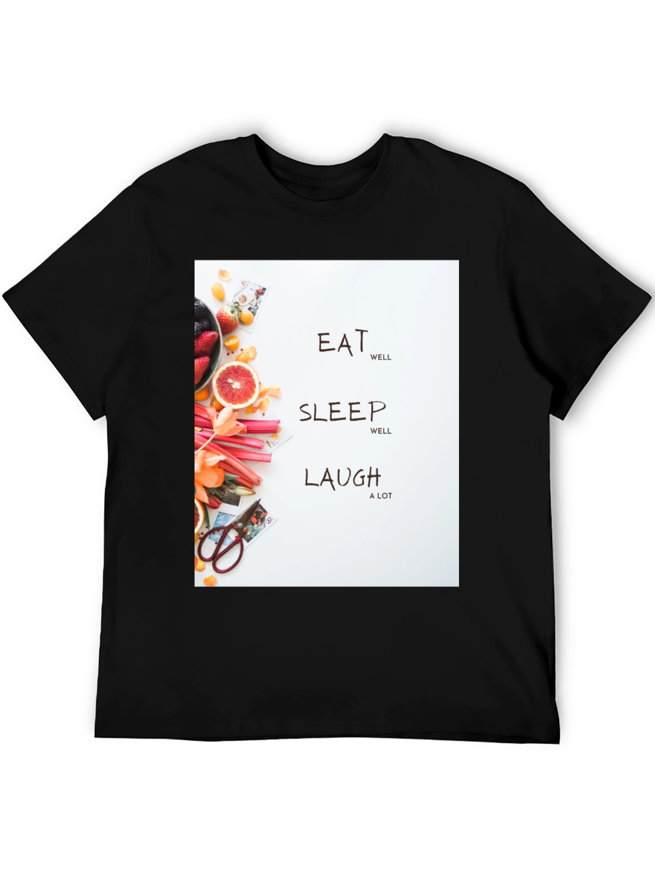 Eat Sleep Laugh Graphic Tee