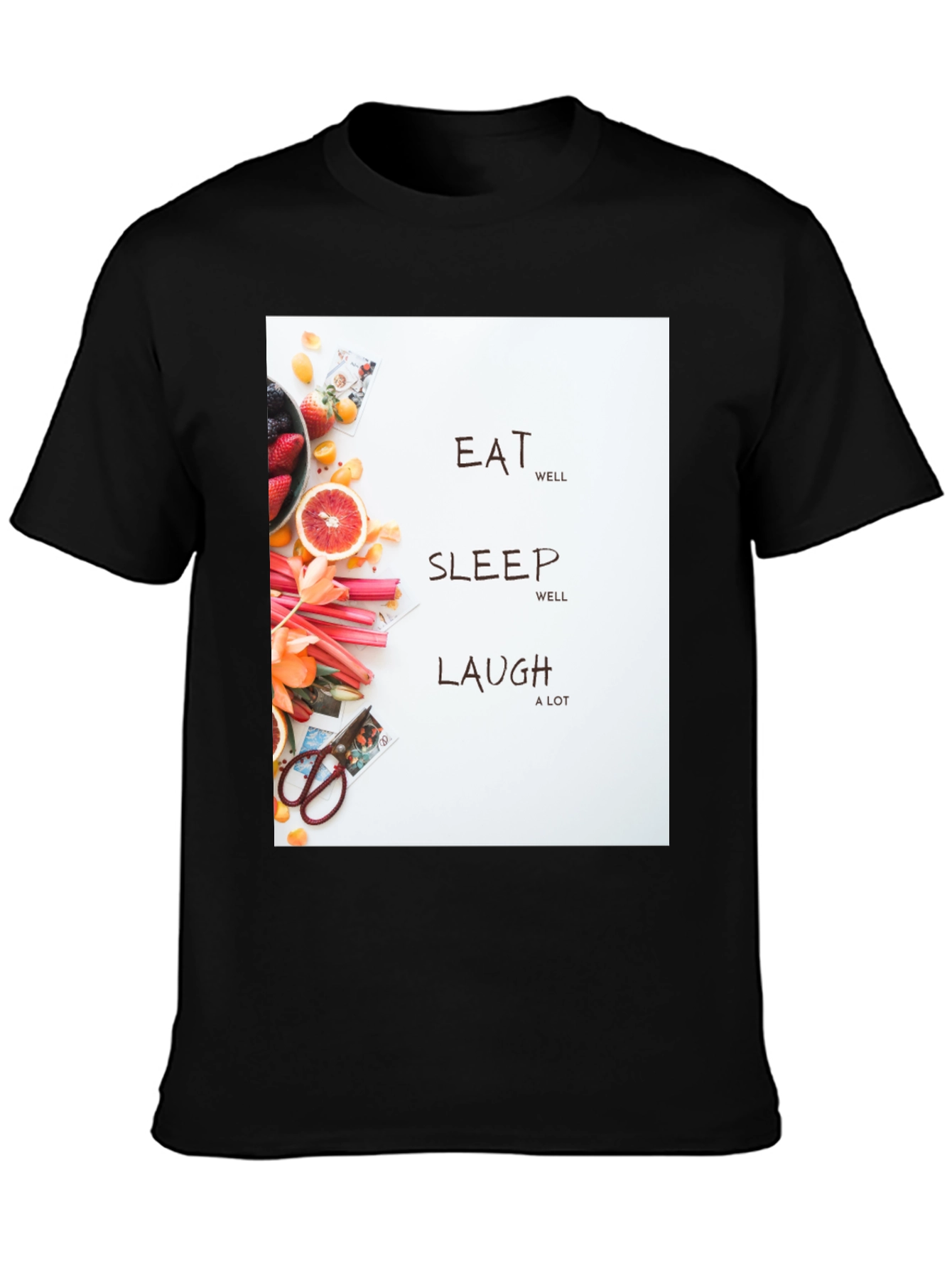 Eat Sleep Laugh Graphic Tee