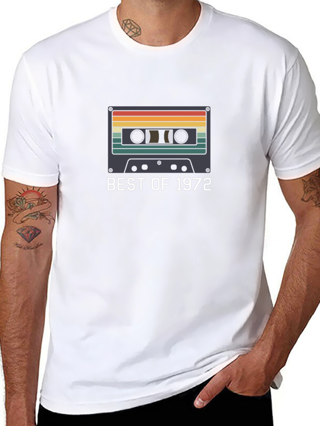 Best of 1972 Cassette Tape Graphic T-Shirt