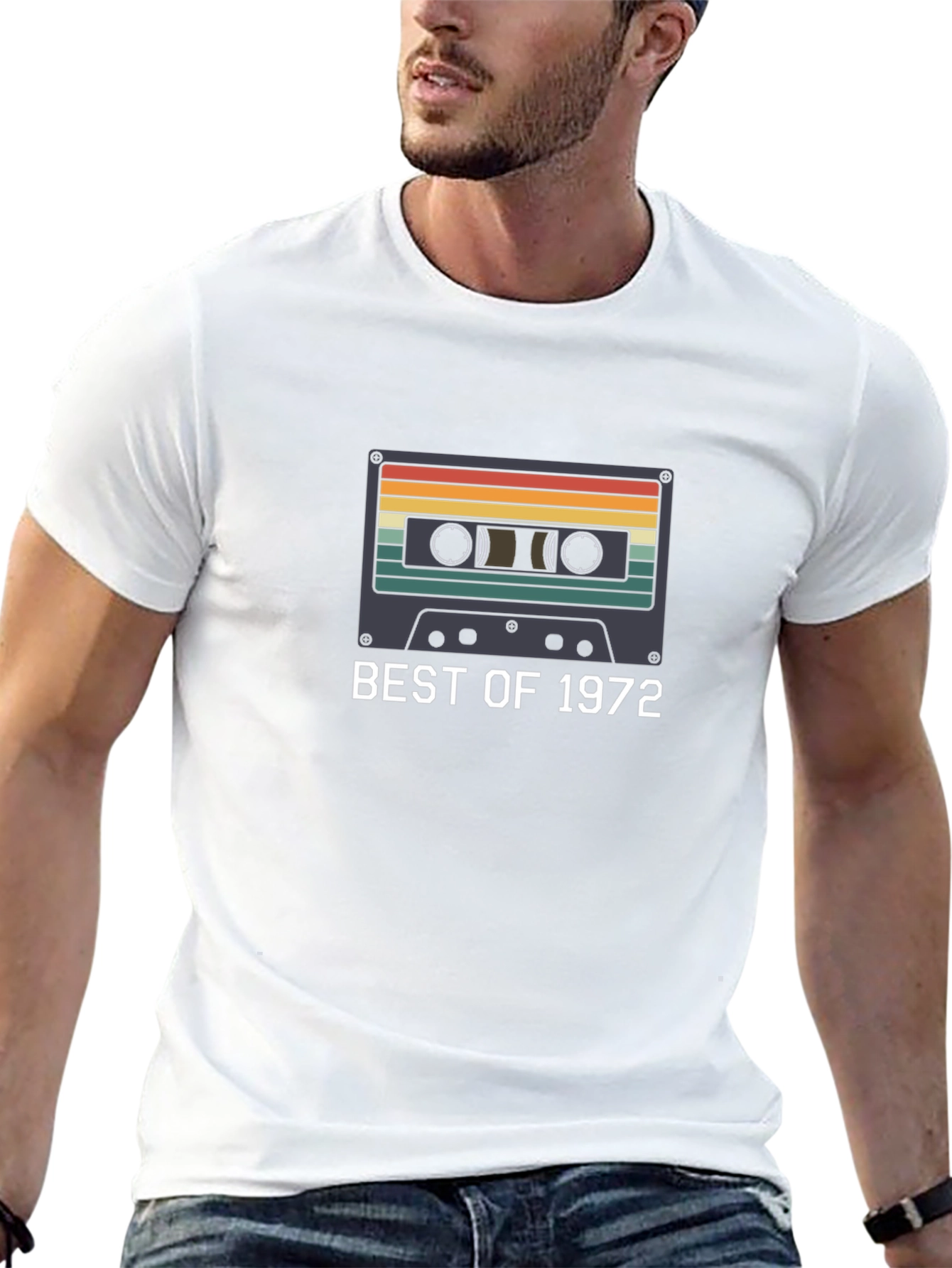 Best of 1972 Cassette Tape Graphic T-Shirt
