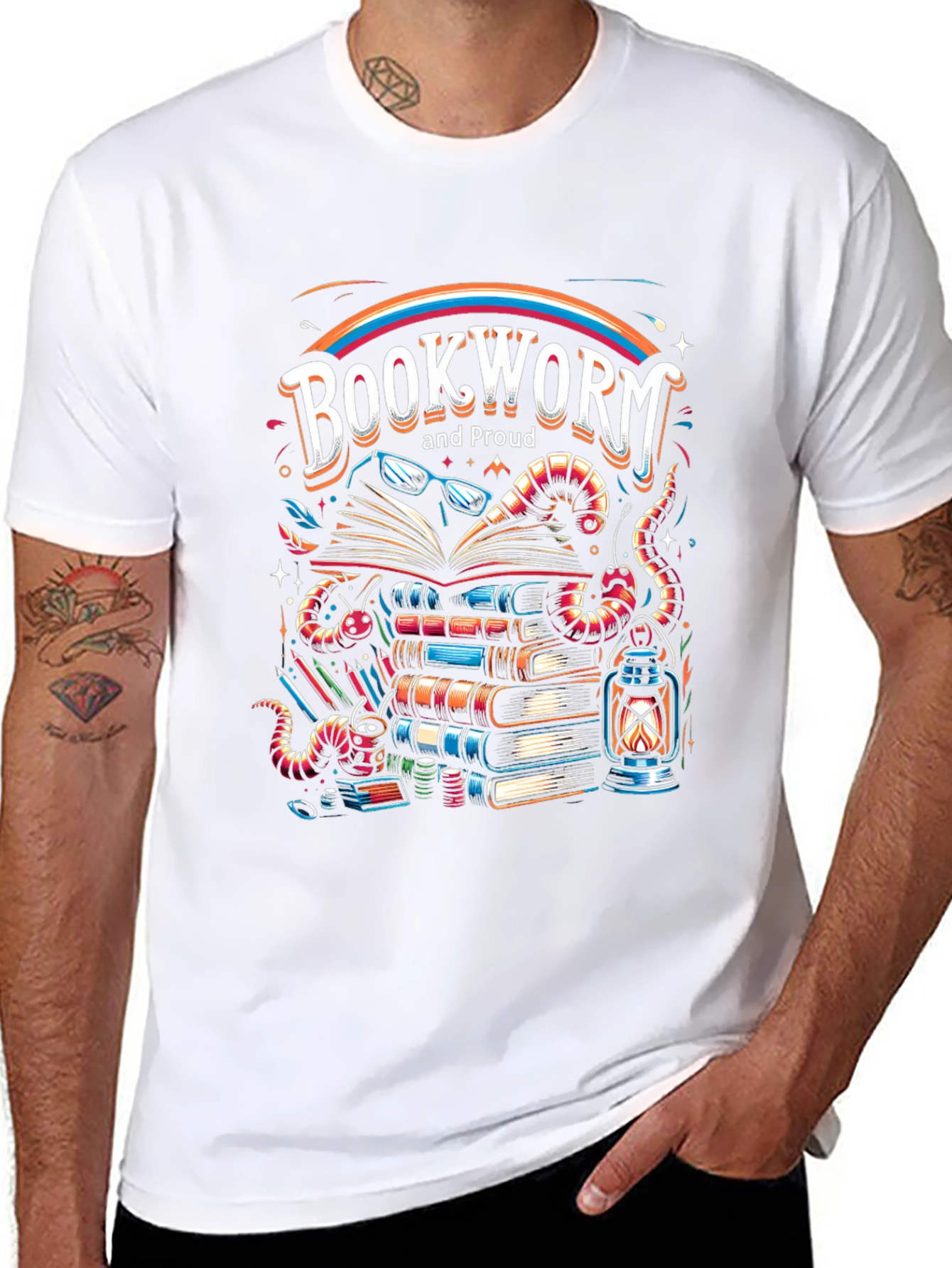Bookworm and Proud Graphic Tee