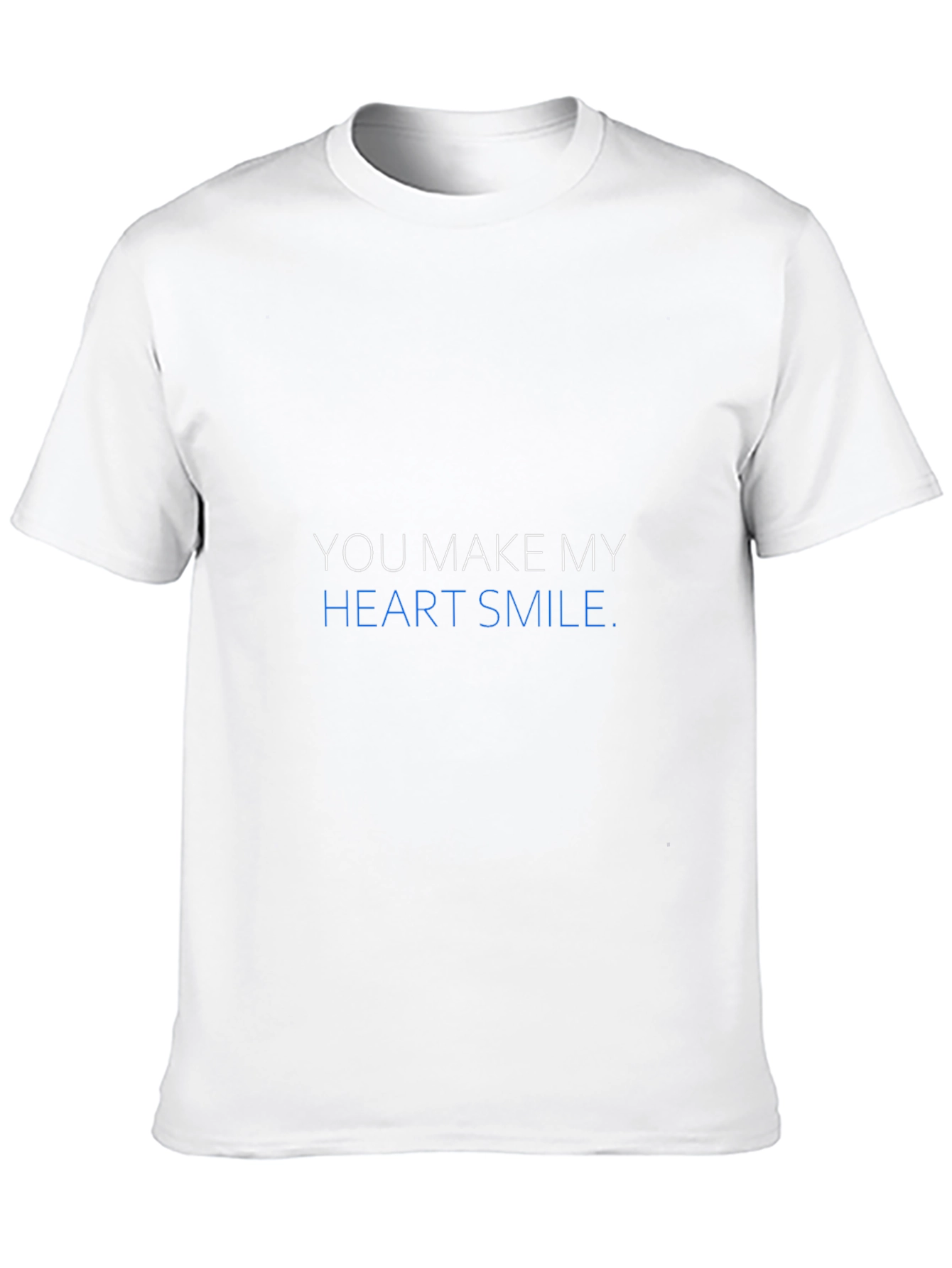 You Make My Heart Smile T-Shirt - Black