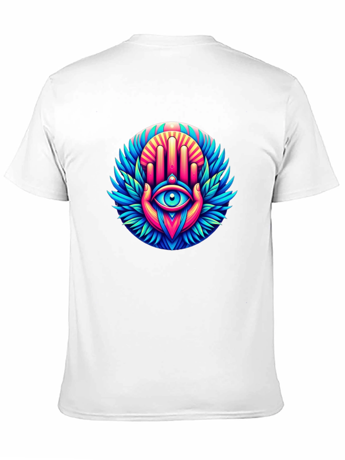 Eye Hand Graphic Tee - Black Cotton Blend