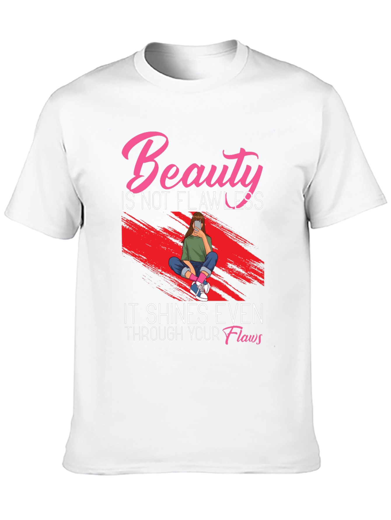 Beauty Through Flaws Graphic T-Shirt