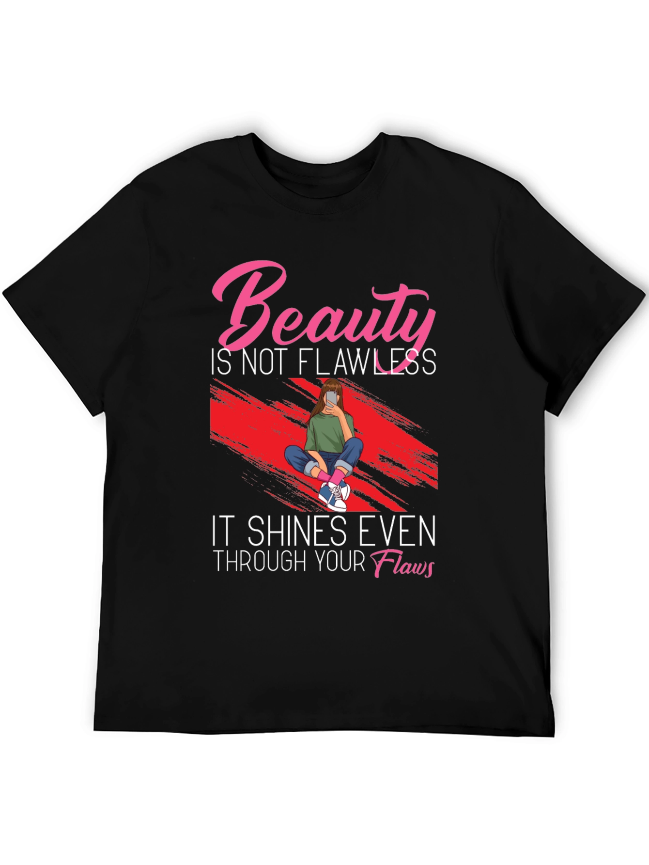 Beauty Through Flaws Graphic T-Shirt