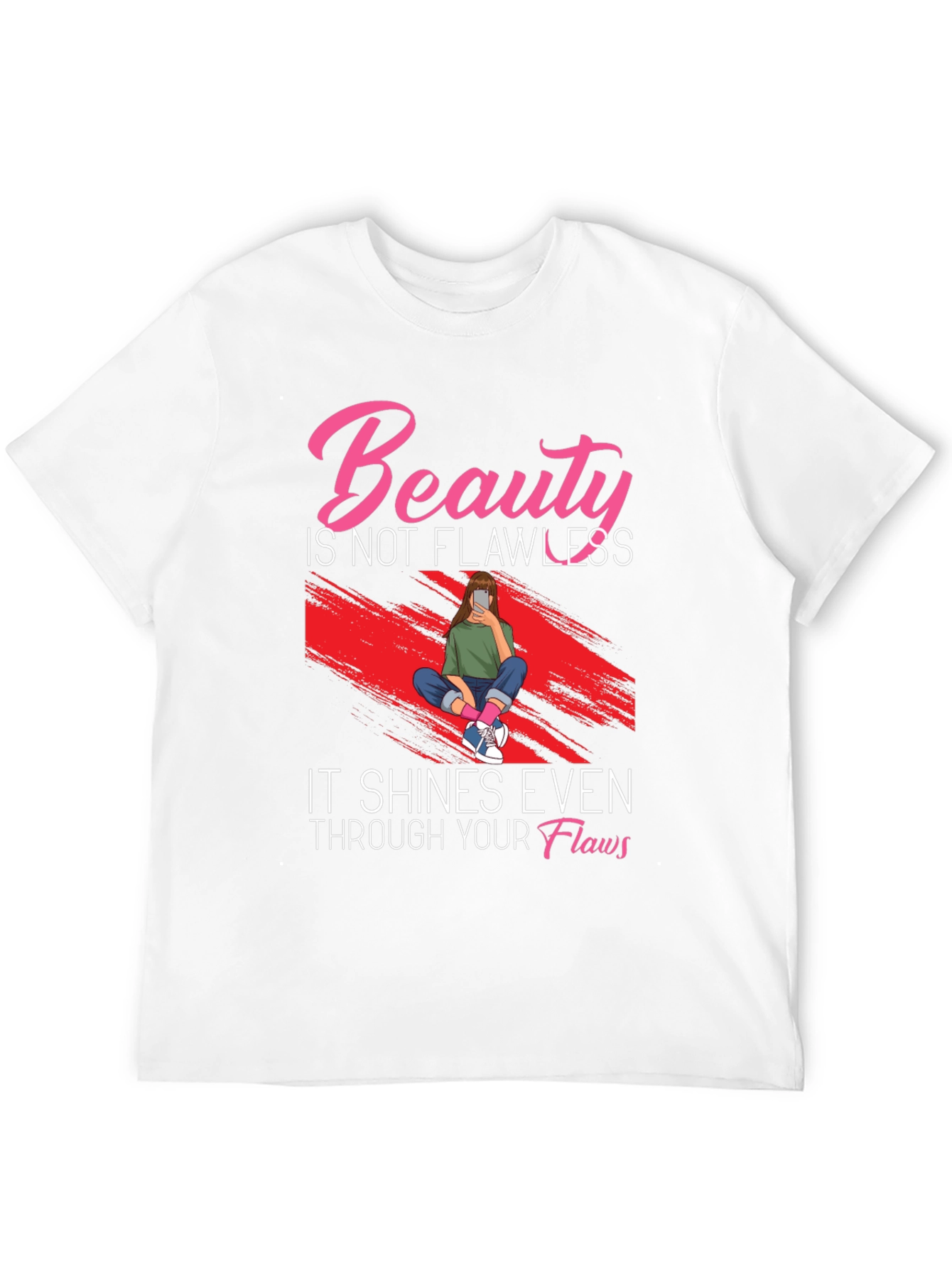 Beauty Through Flaws Graphic T-Shirt