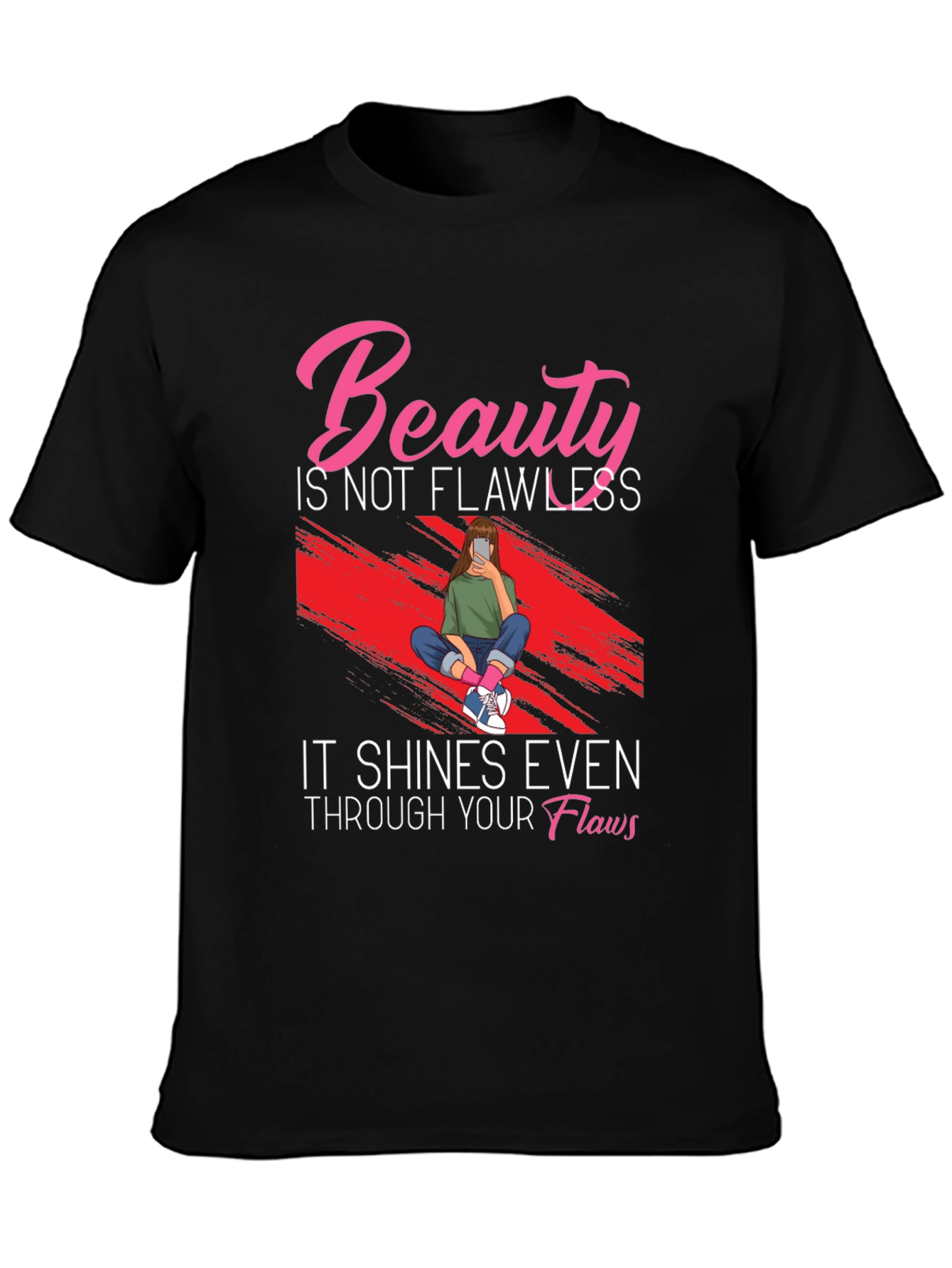 Beauty Through Flaws Graphic T-Shirt
