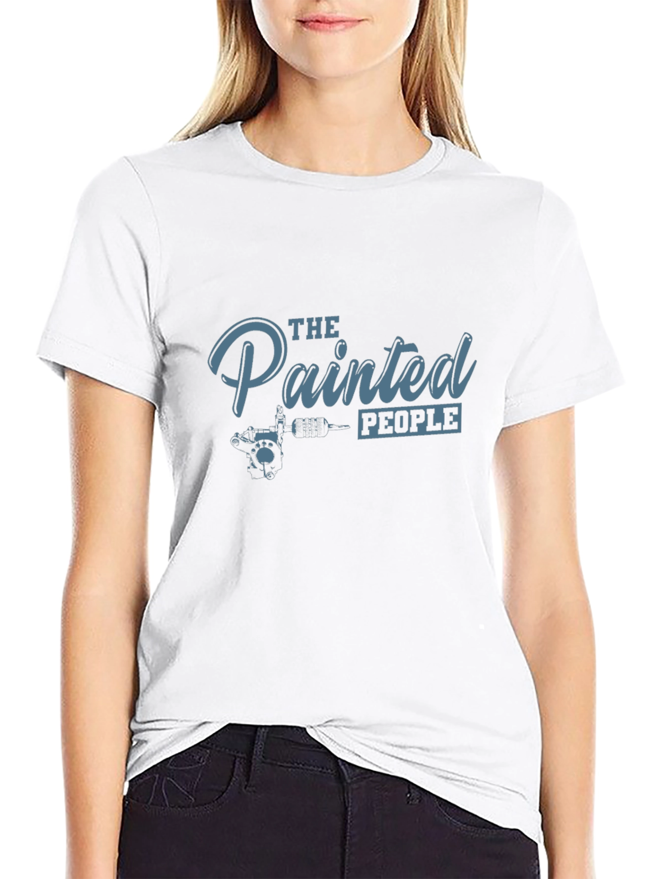 The Painted People Graphic T-Shirt - Black