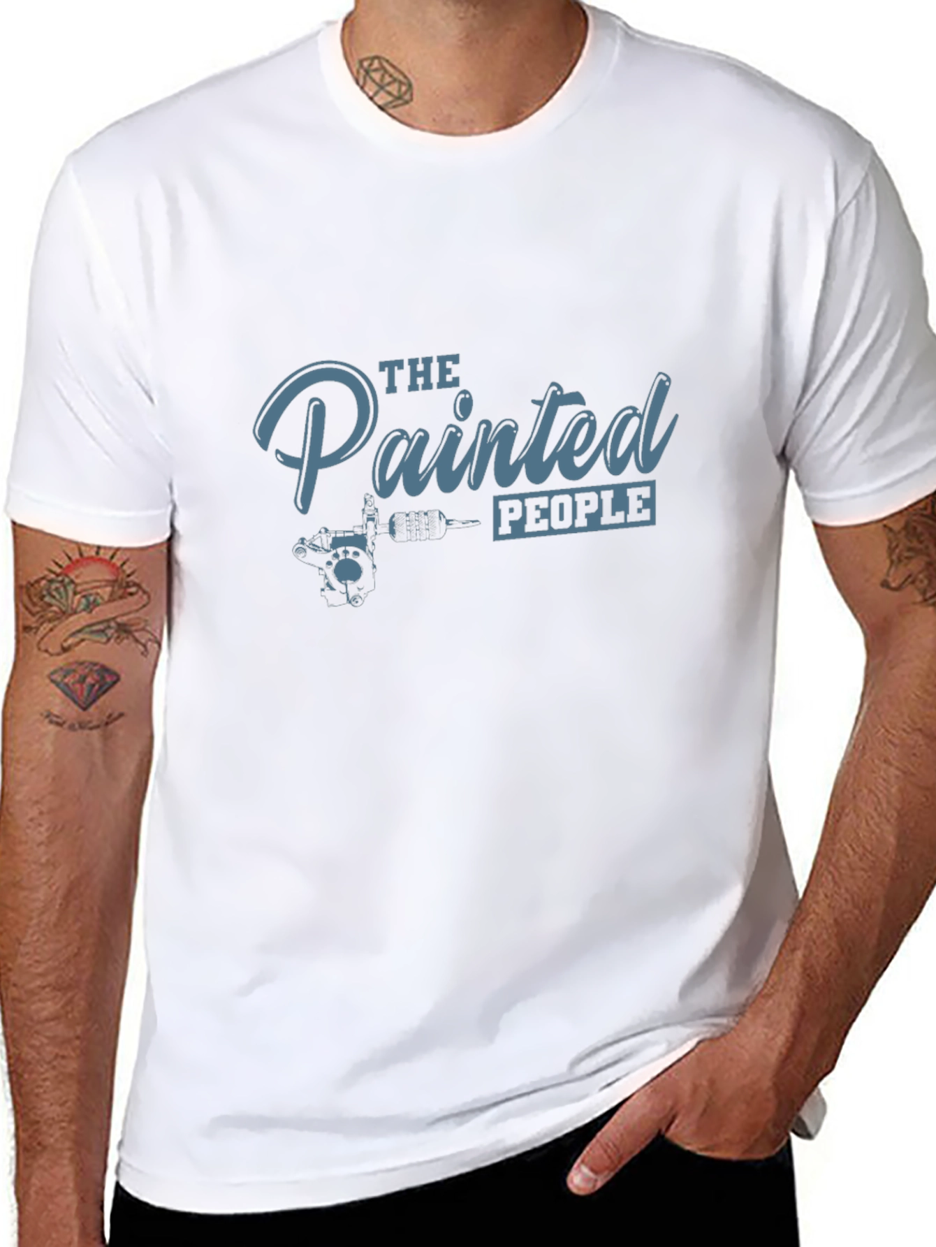 The Painted People Graphic T-Shirt - Black