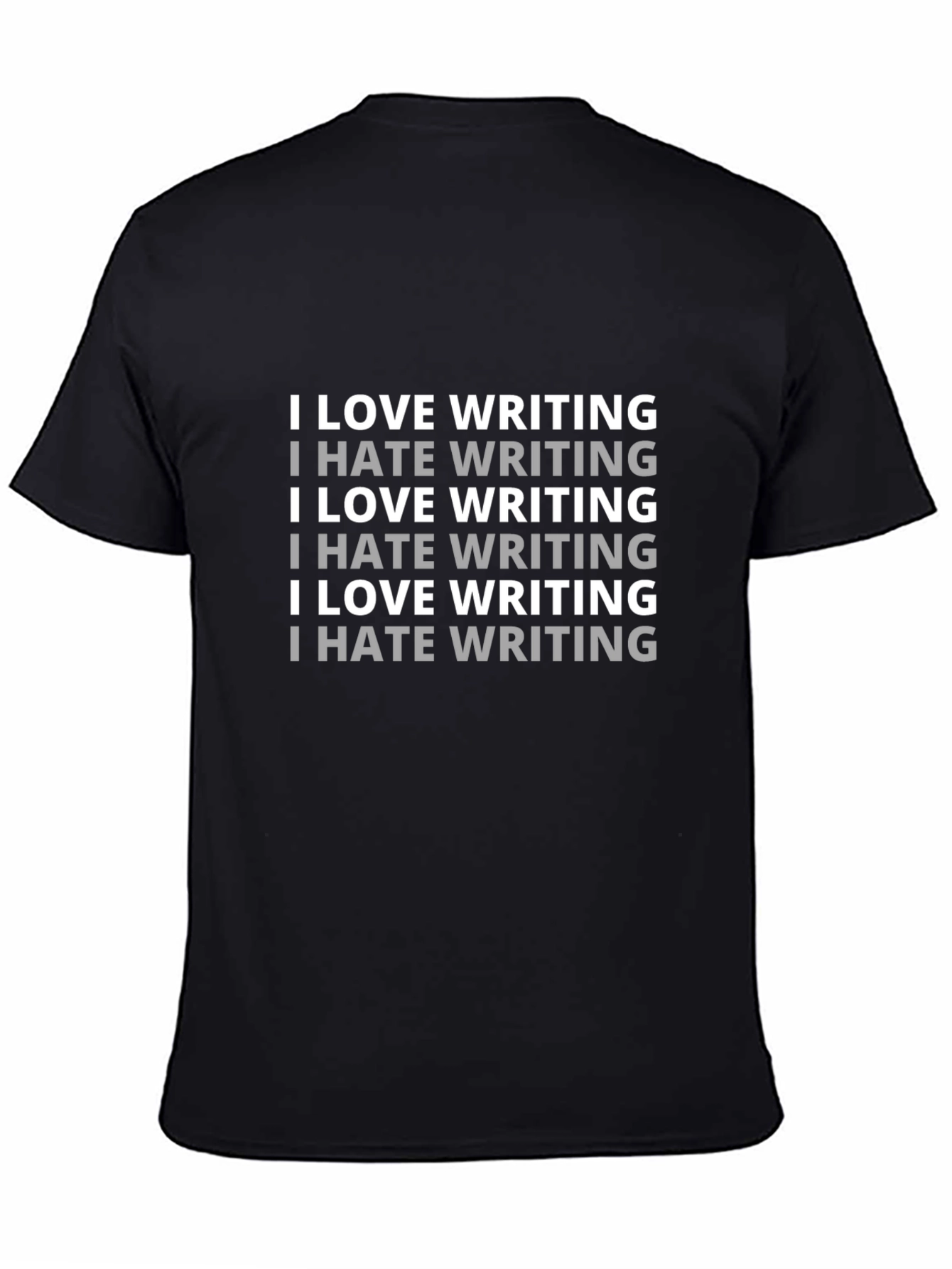 I Love/Hate Writing Graphic T-Shirt