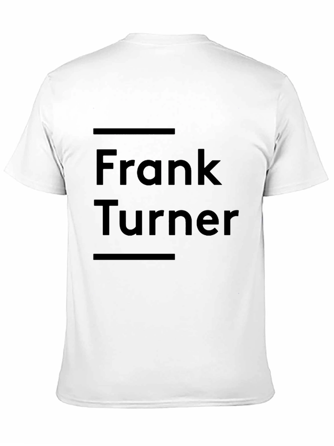 Frank Turner Graphic Black Tee - Musician Fan Apparel