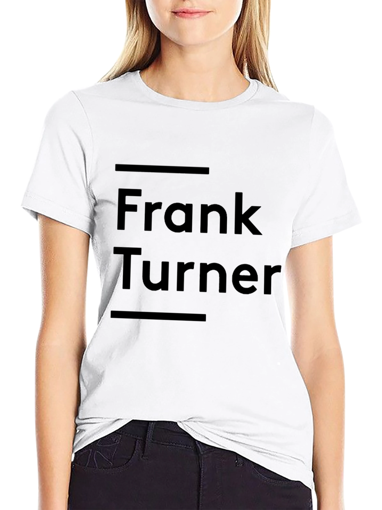 Frank Turner Graphic Black Tee - Musician Fan Apparel