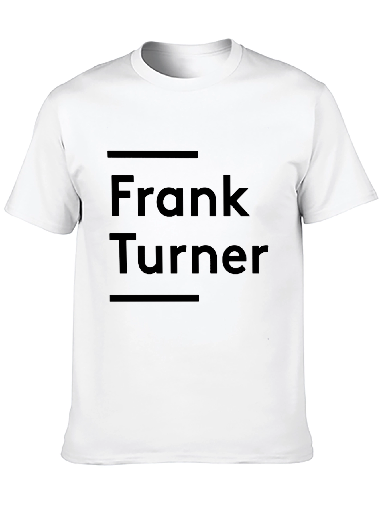 Frank Turner Graphic Black Tee - Musician Fan Apparel