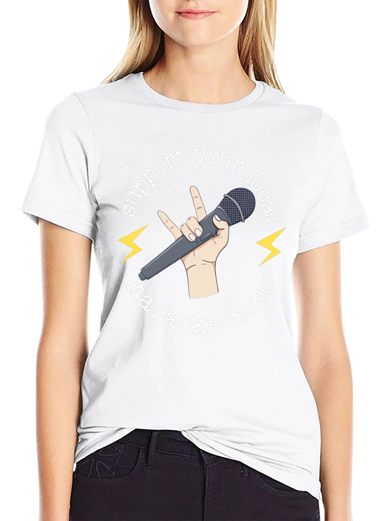 Support Your Local Karaoke Hero T-Shirt