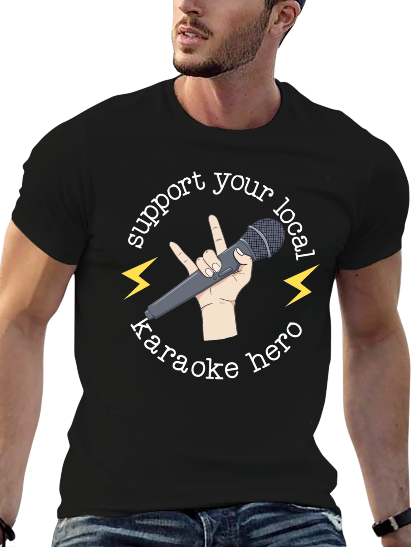 Support Your Local Karaoke Hero T-Shirt