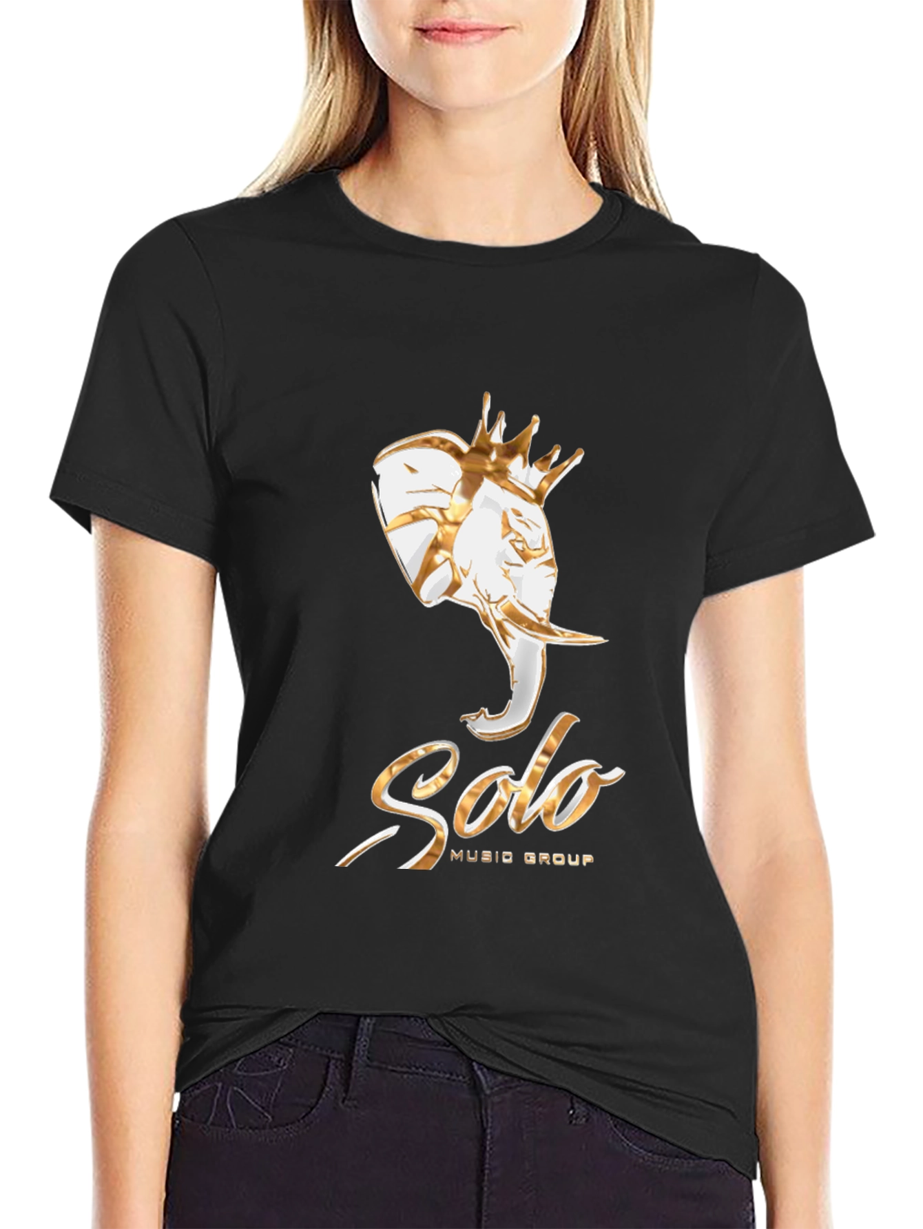 Solo Music Group Graphic T-Shirt Black