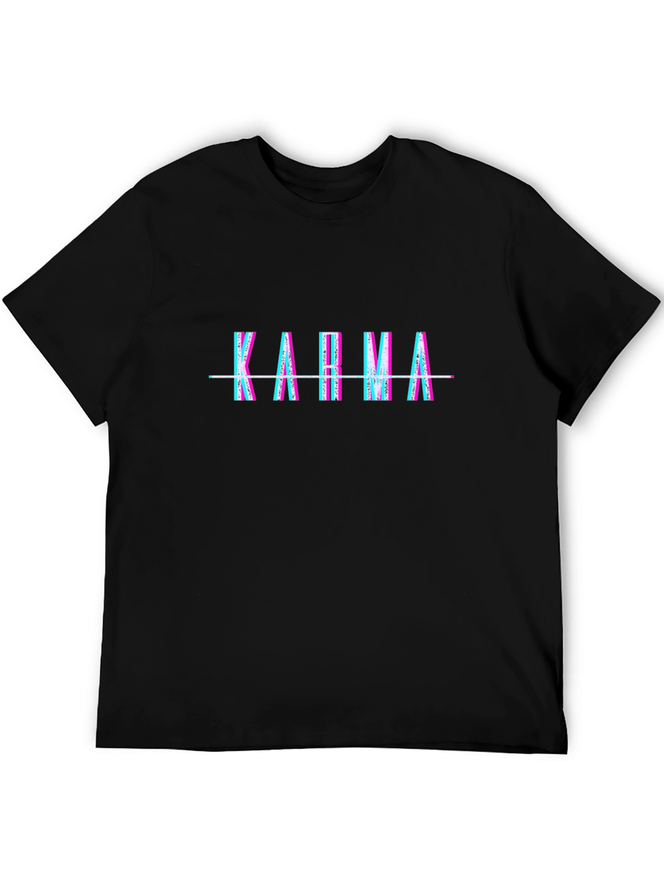 Karma Glitch T-Shirt - Stylish Graphic Tee
