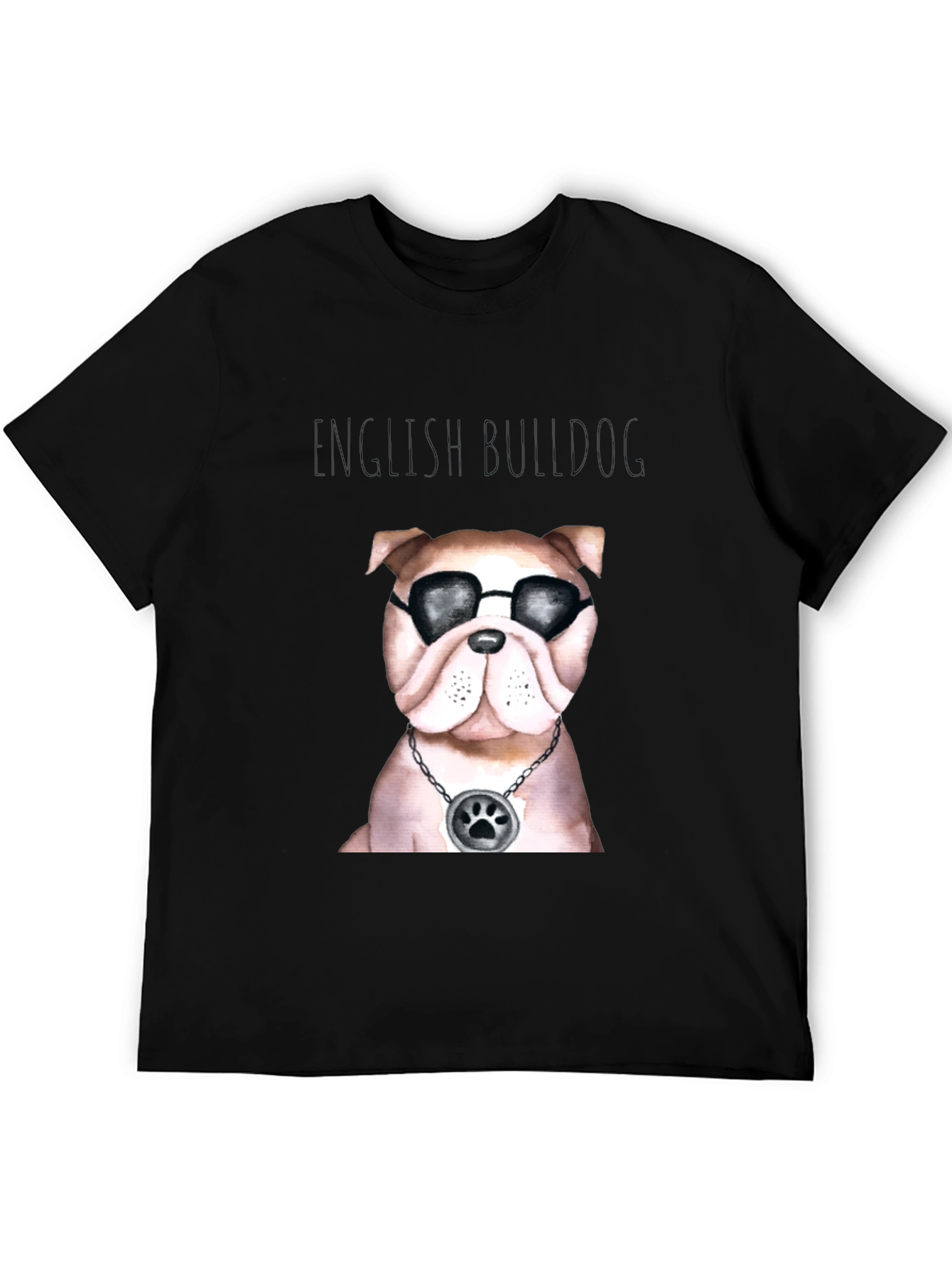 Cool English Bulldog Graphic Tee