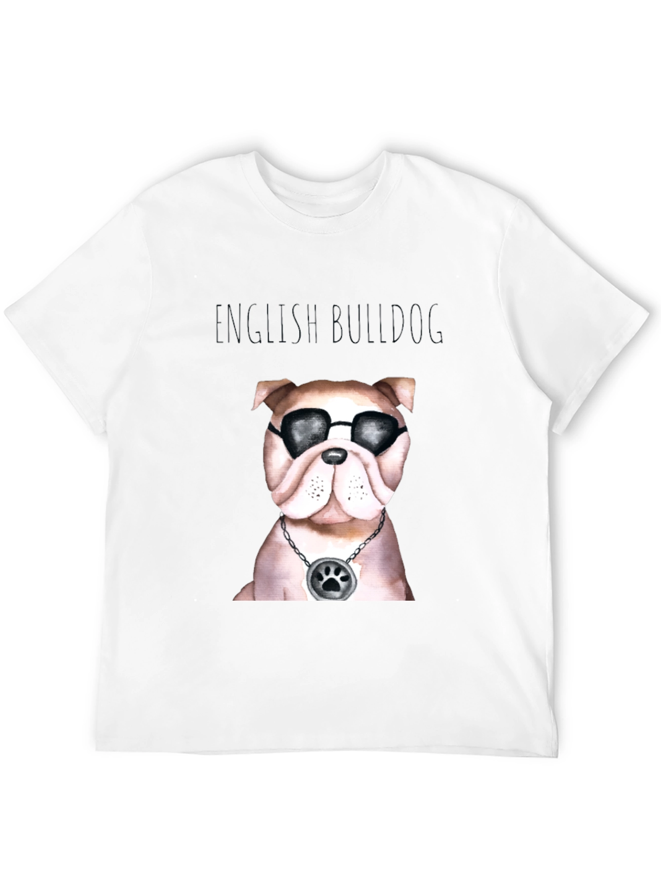 Cool English Bulldog Graphic Tee