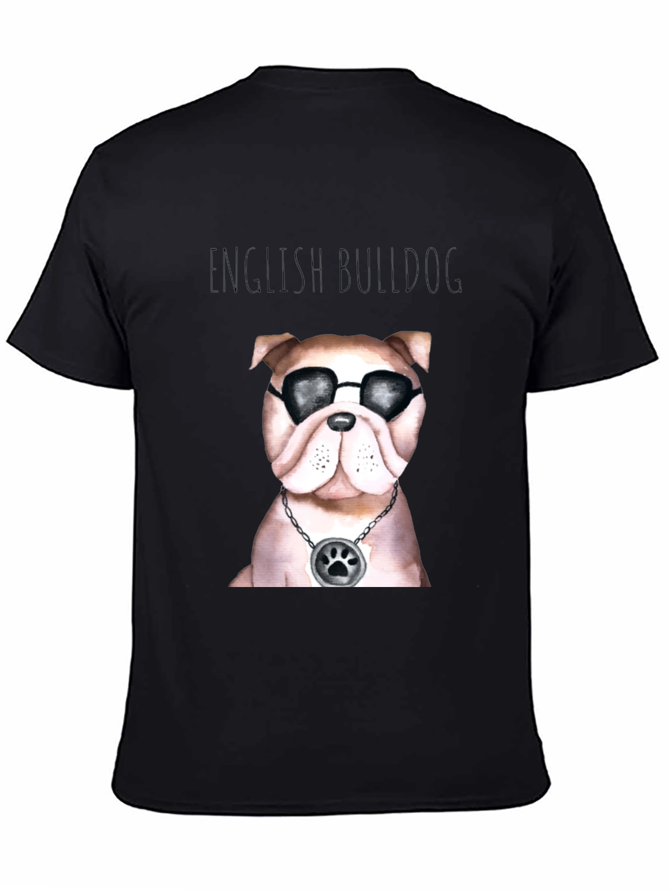 Cool English Bulldog Graphic Tee