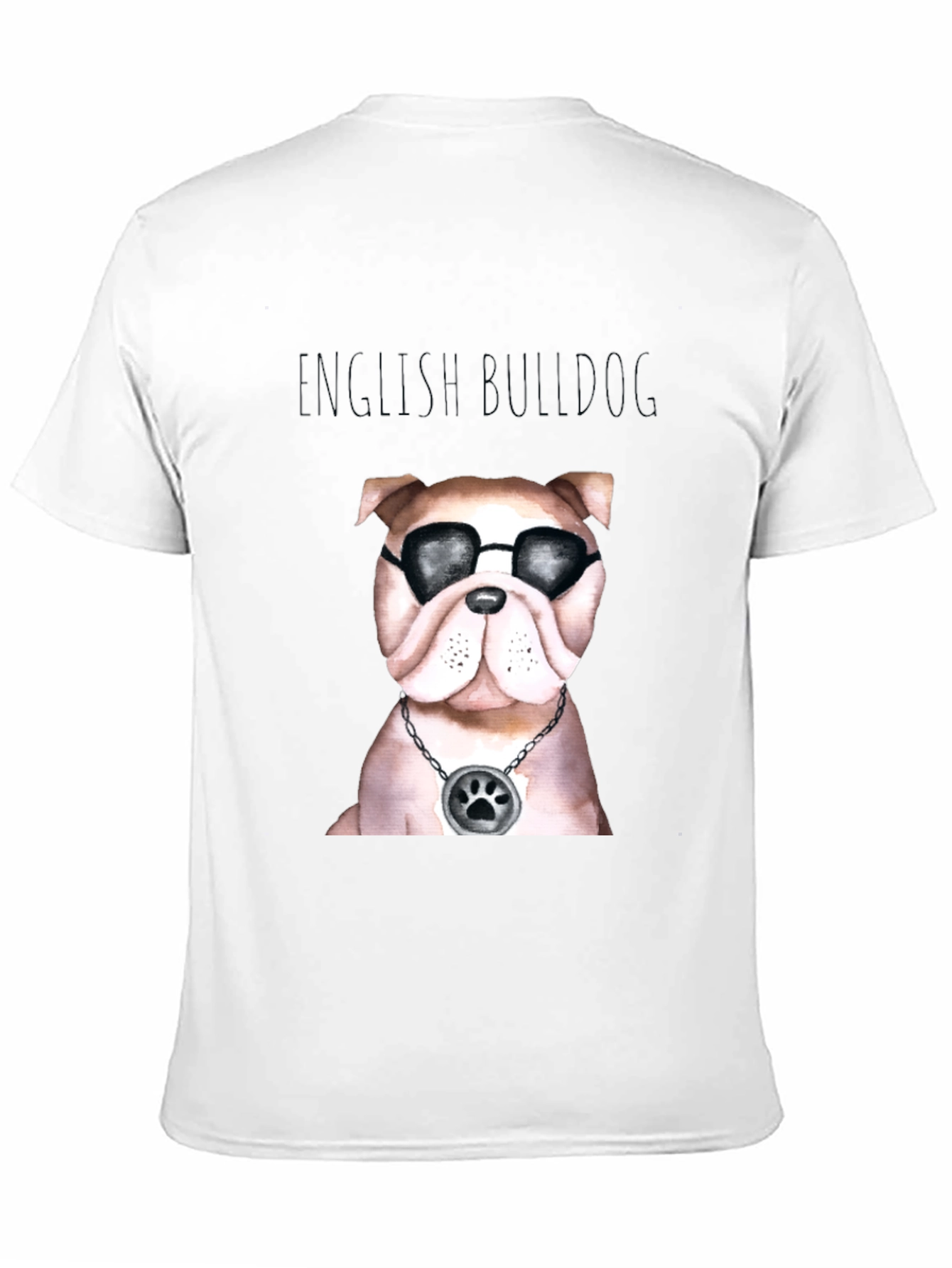 Cool English Bulldog Graphic Tee