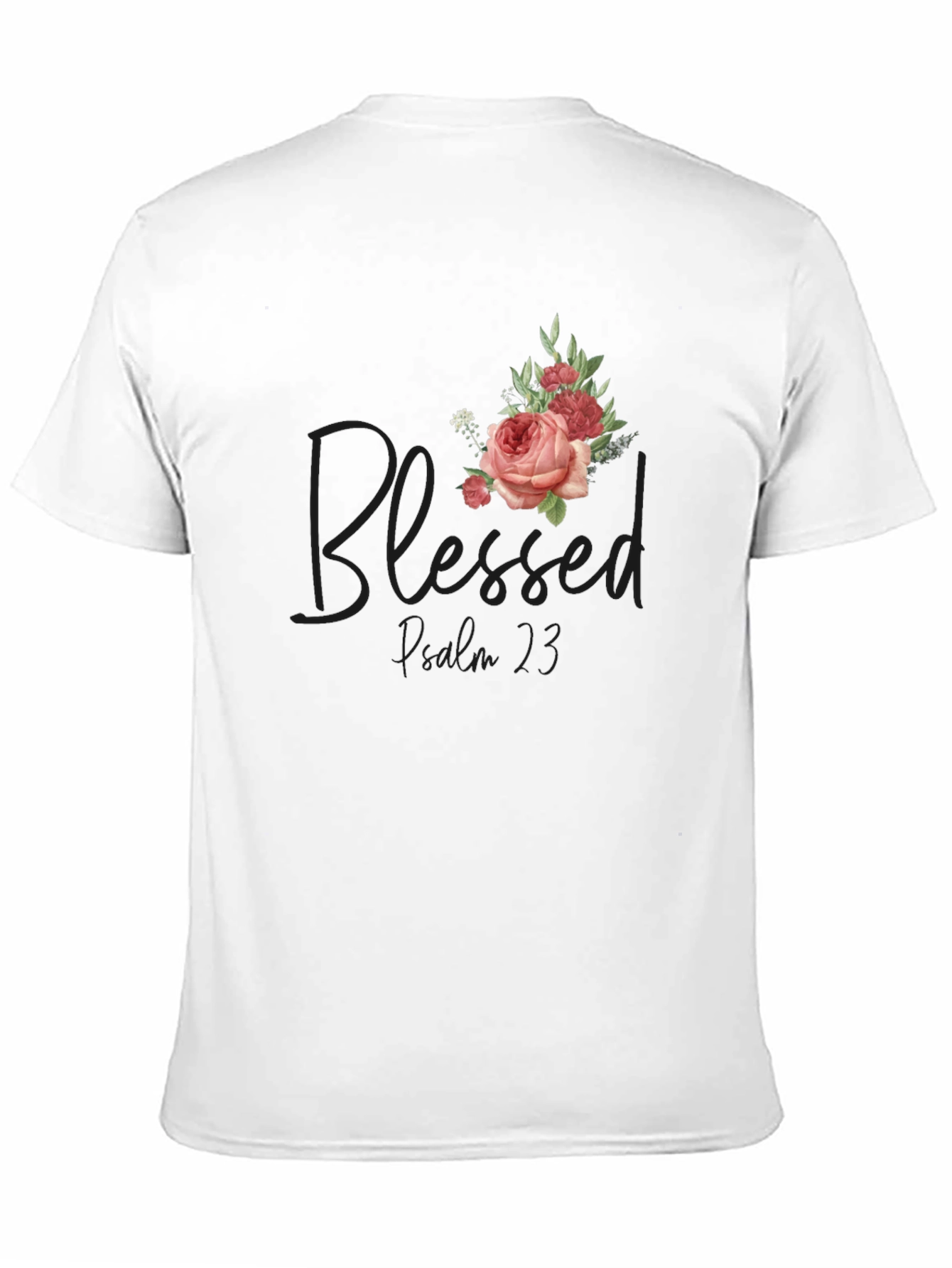 Blessed Proverbs 3:5 Floral T-Shirt