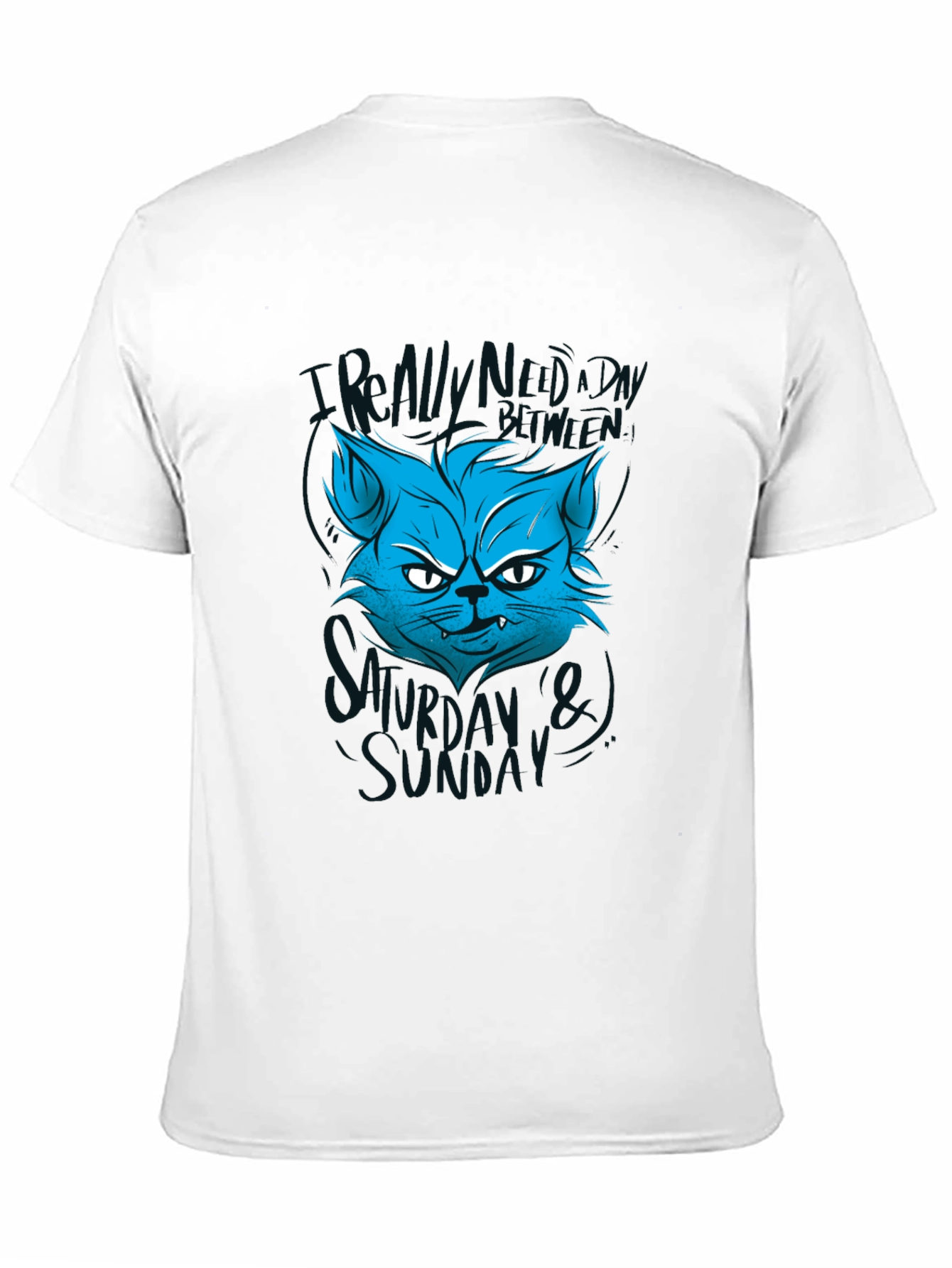 Grumpy Cat T-Shirt - Allergic to Monday Wednesday Sunday