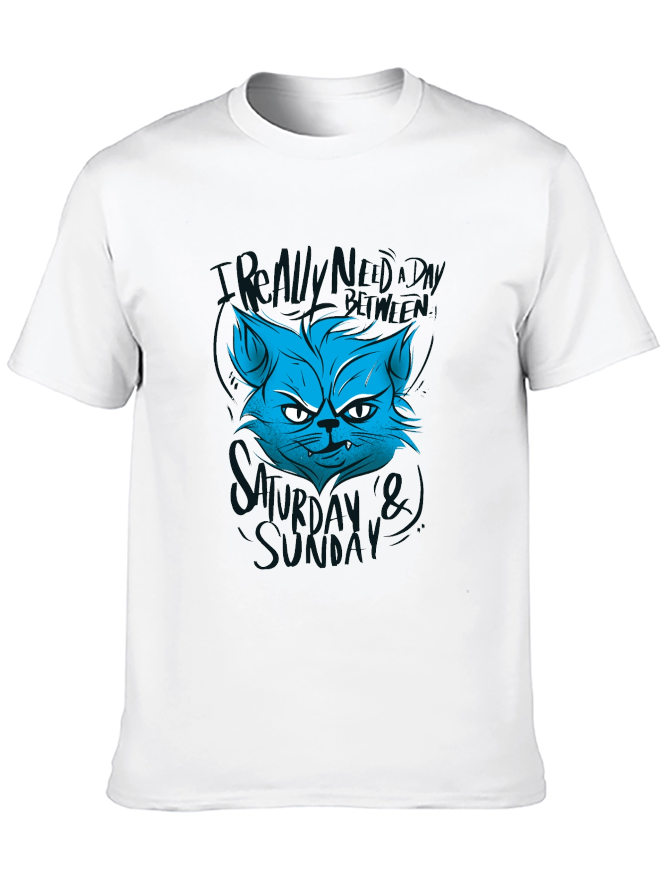 Grumpy Cat T-Shirt - Allergic to Monday Wednesday Sunday