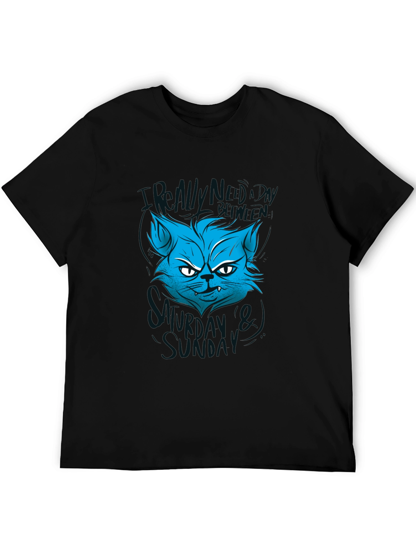 Grumpy Cat T-Shirt - Allergic to Monday Wednesday Sunday