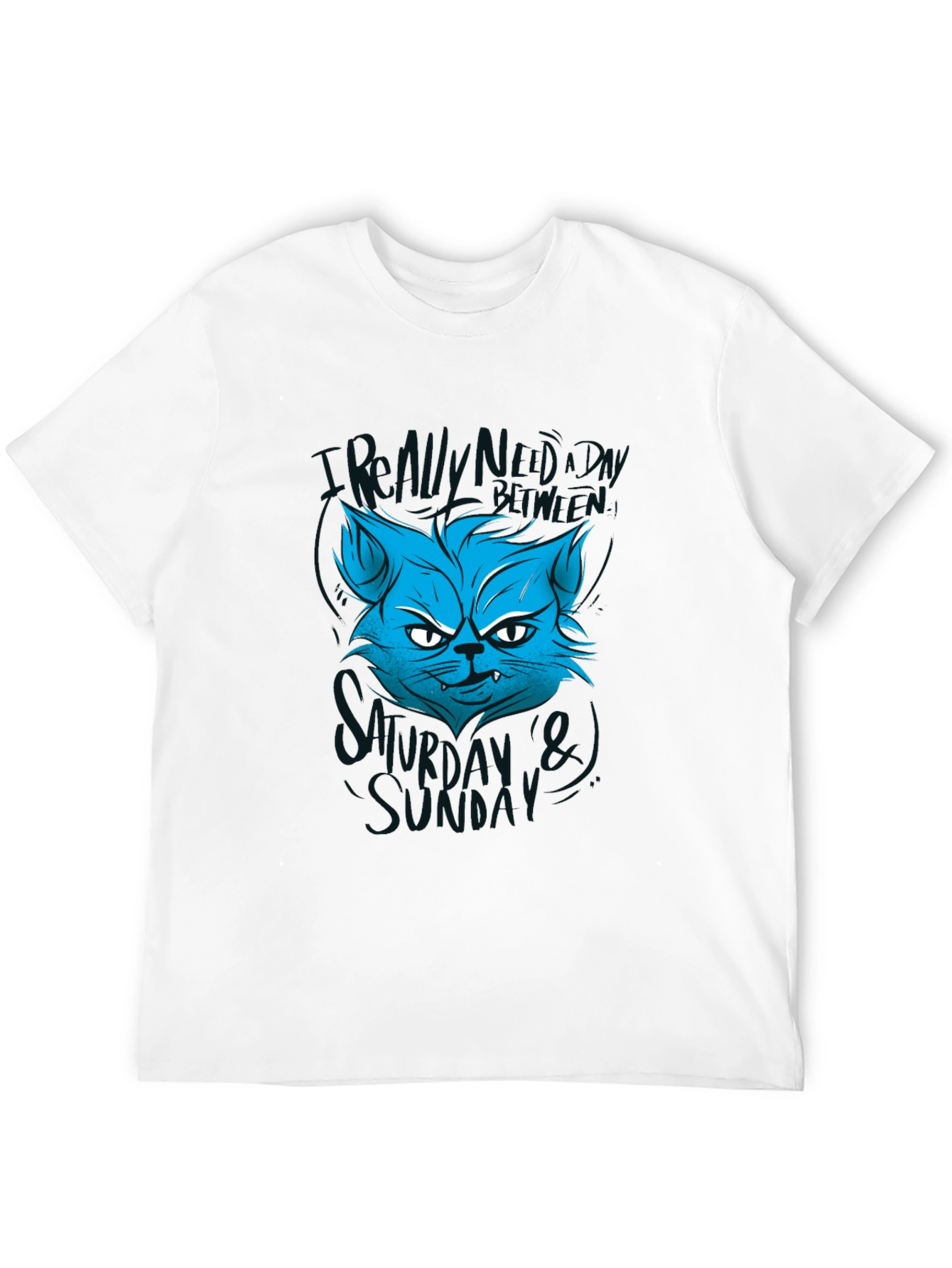 Grumpy Cat T-Shirt - Allergic to Monday Wednesday Sunday