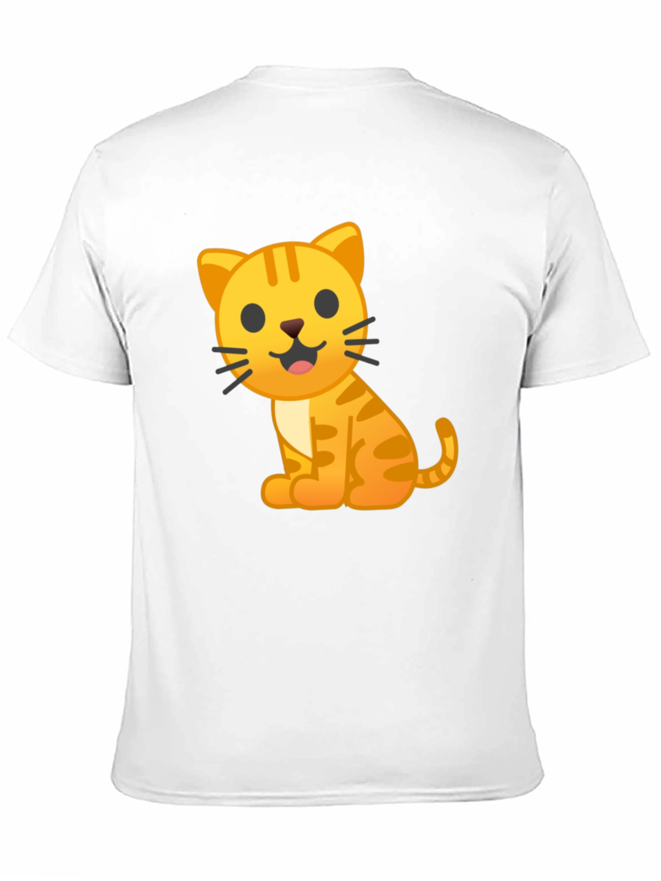 Cute Cat Emoji Graphic T-Shirt
