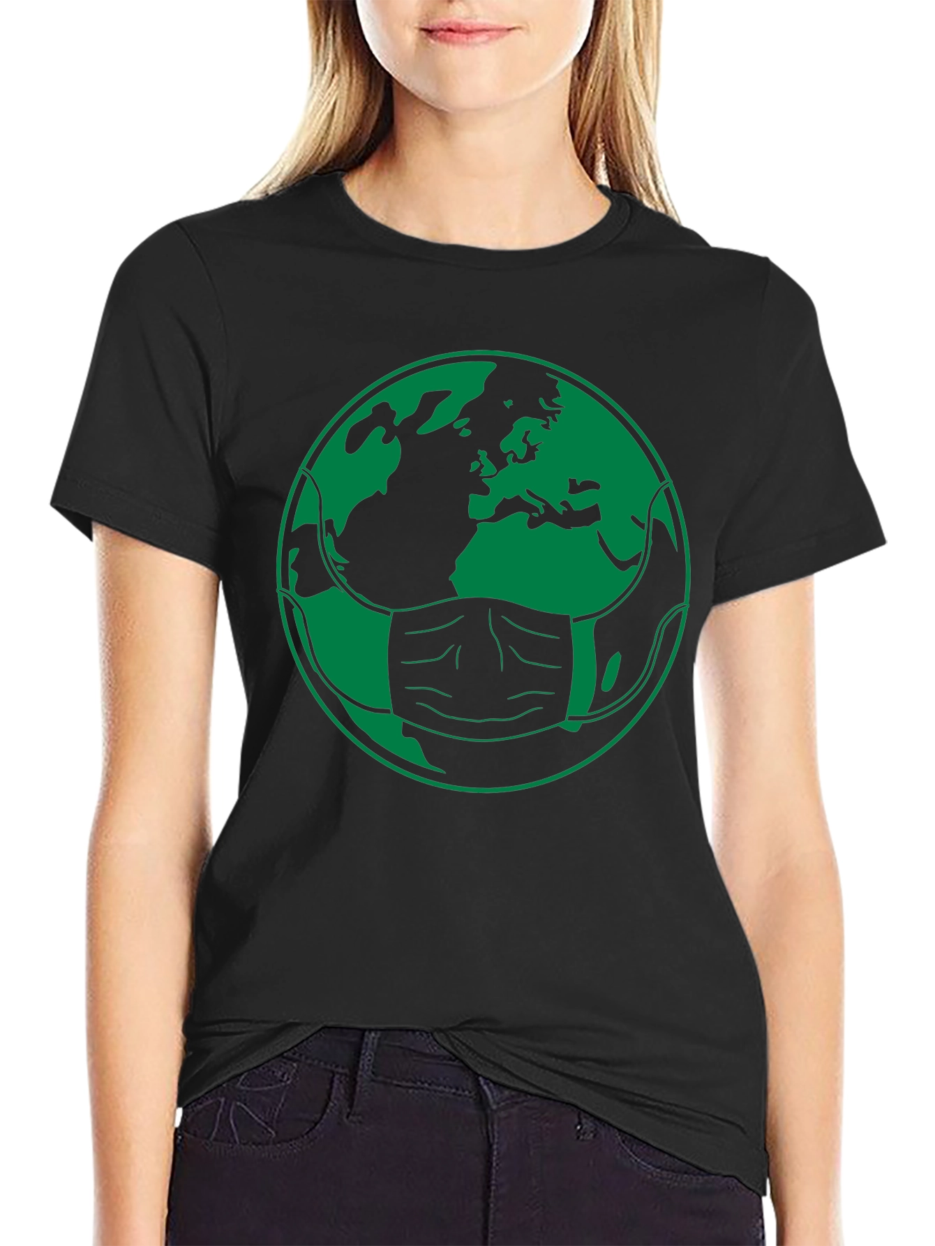 Earth Atlas Masked Graphic Tee - Unisex