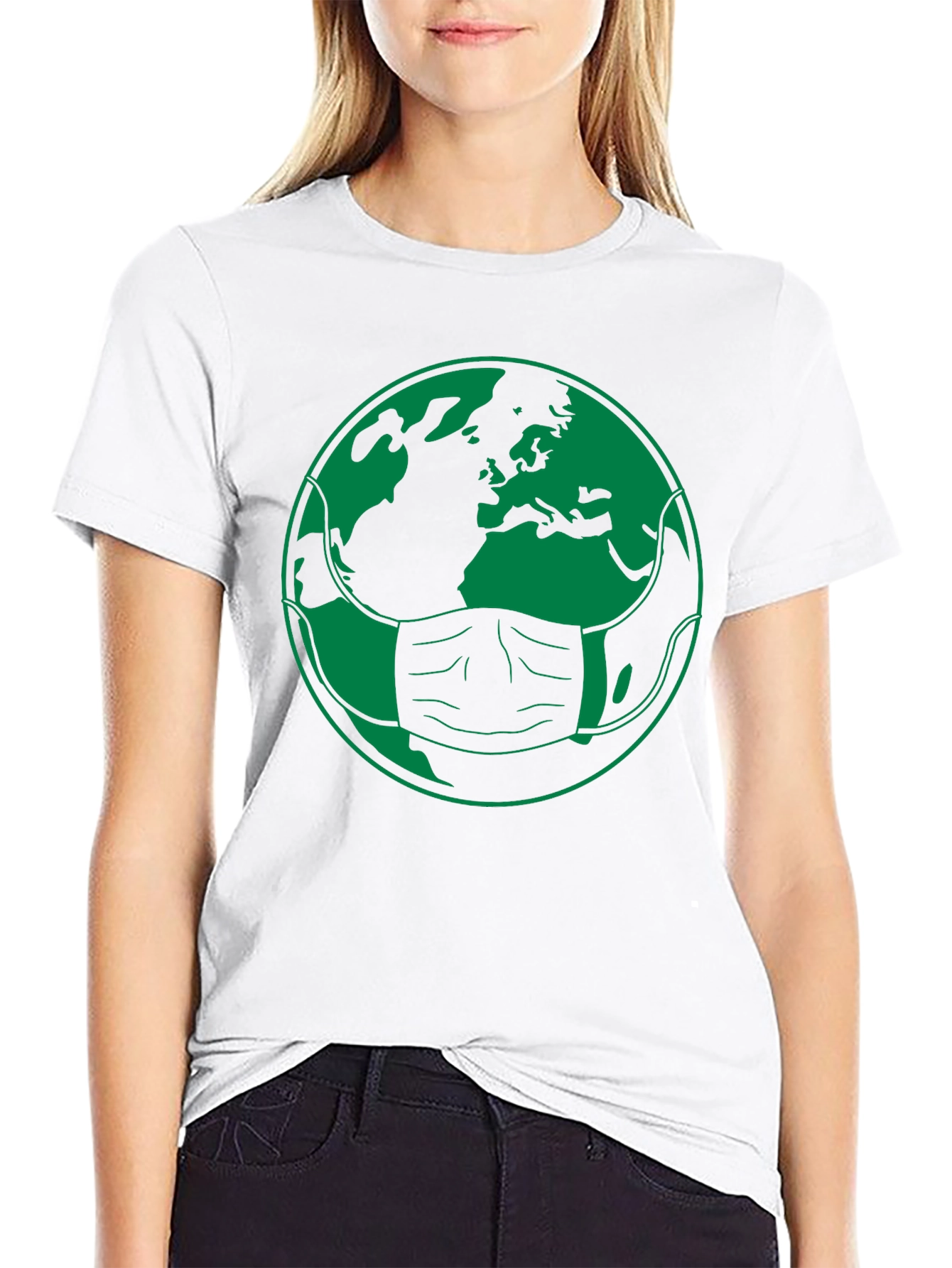 Earth Atlas Masked Graphic Tee - Unisex