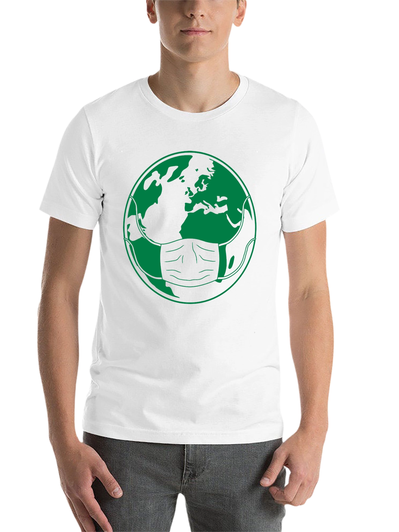 Earth Atlas Masked Graphic Tee - Unisex