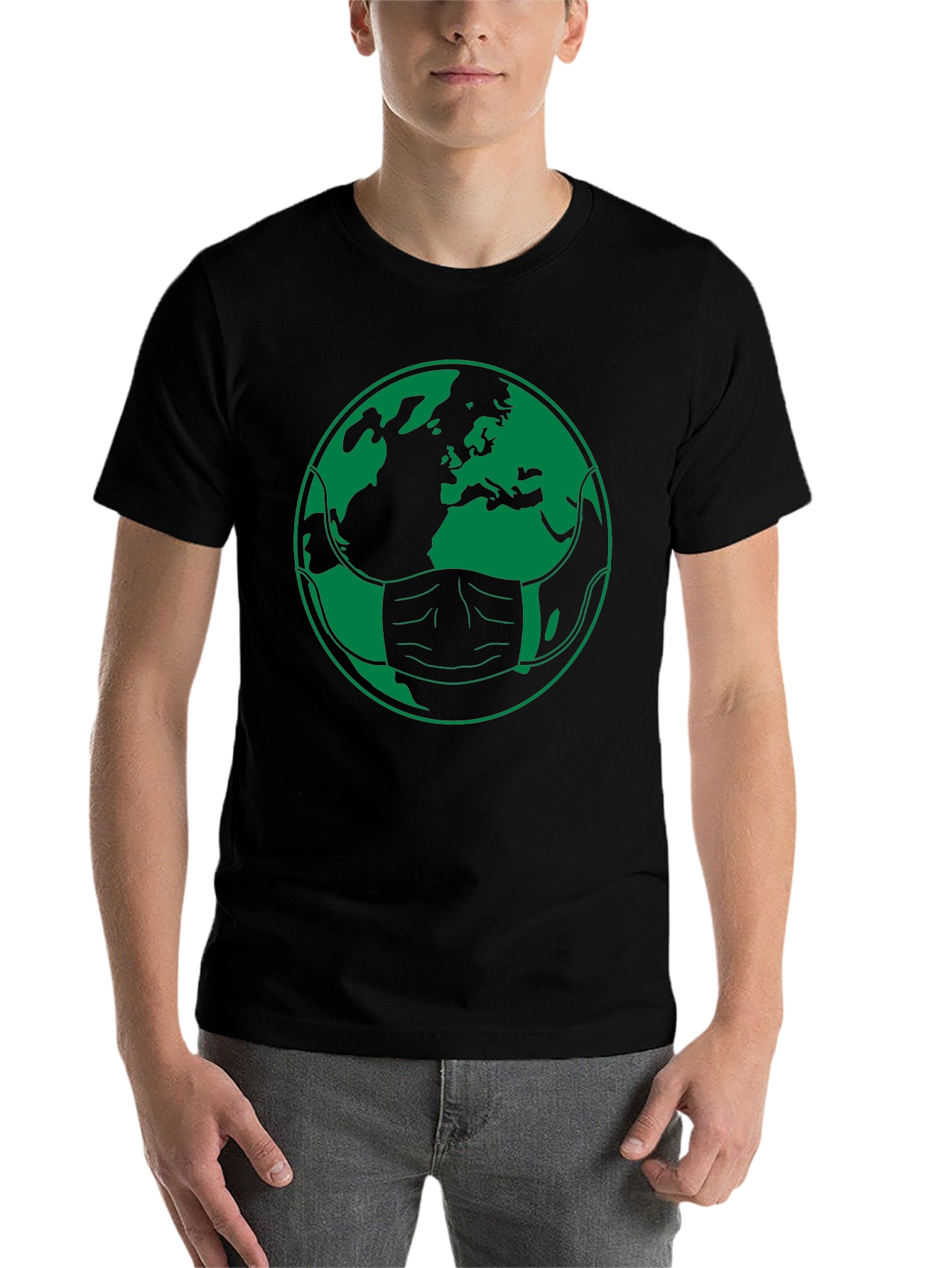 Earth Atlas Masked Graphic Tee - Unisex