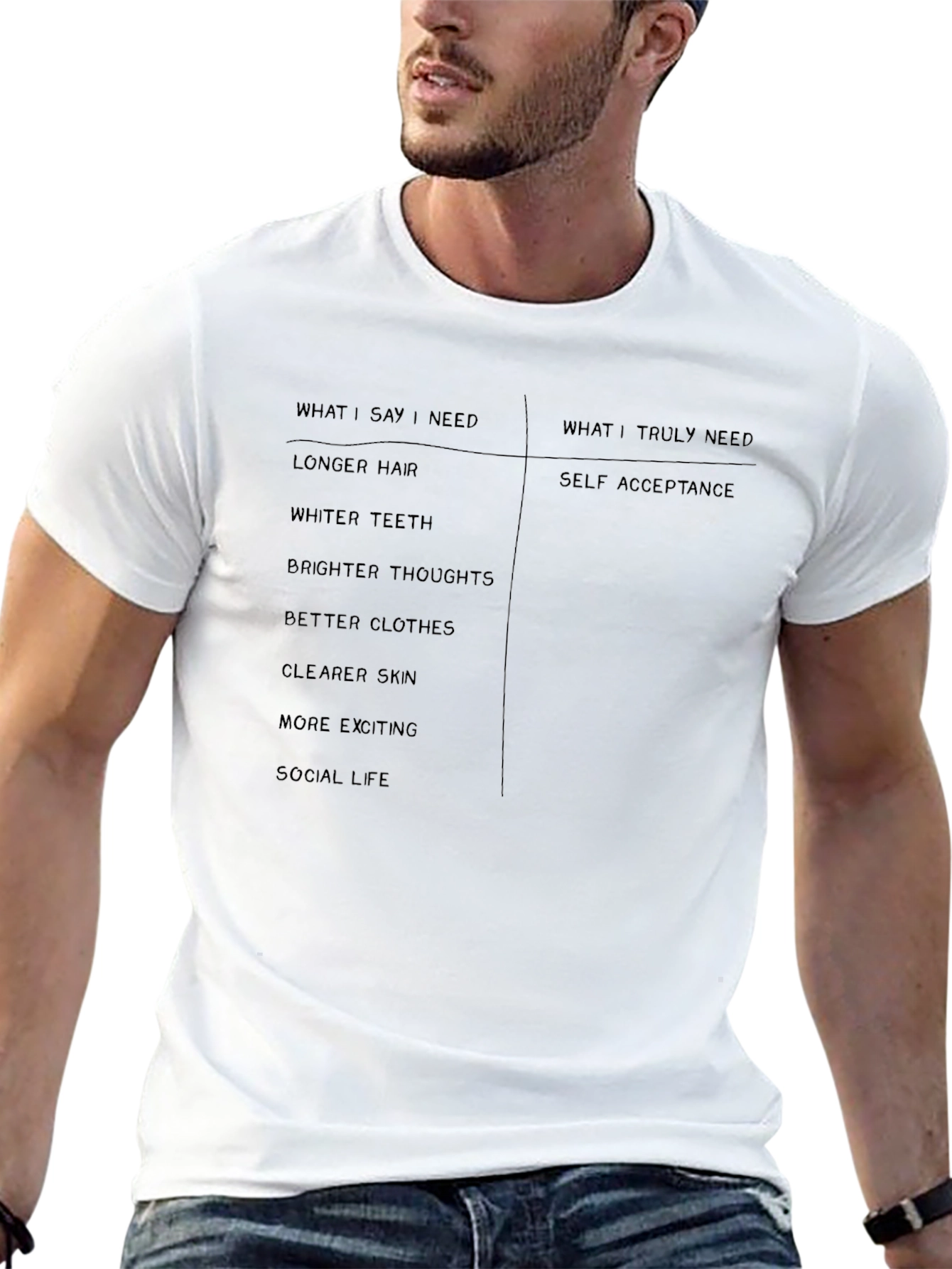 Self Acceptance Graphic T-Shirt - Unisex Casual Tee
