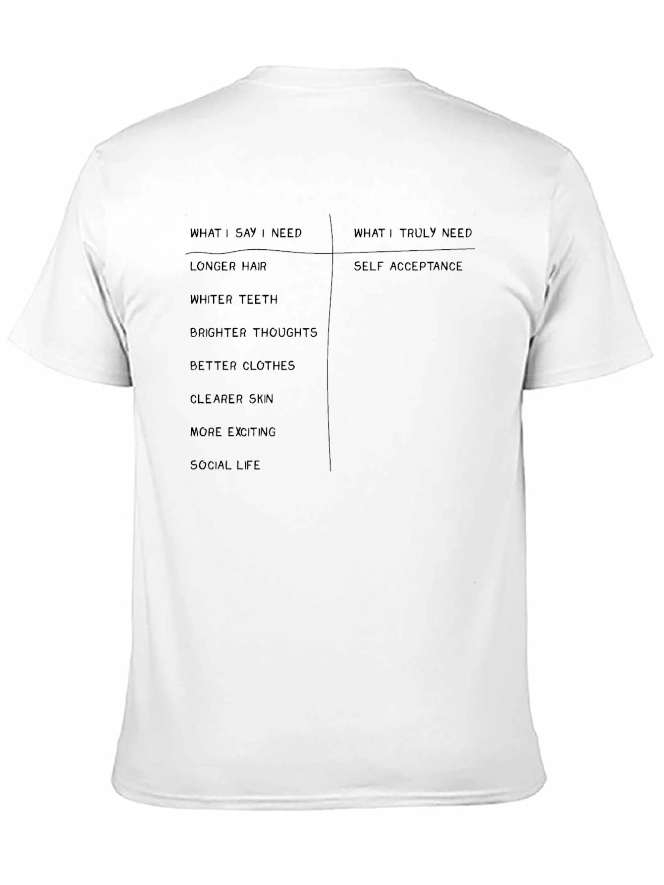 Self Acceptance Graphic T-Shirt - Unisex Casual Tee