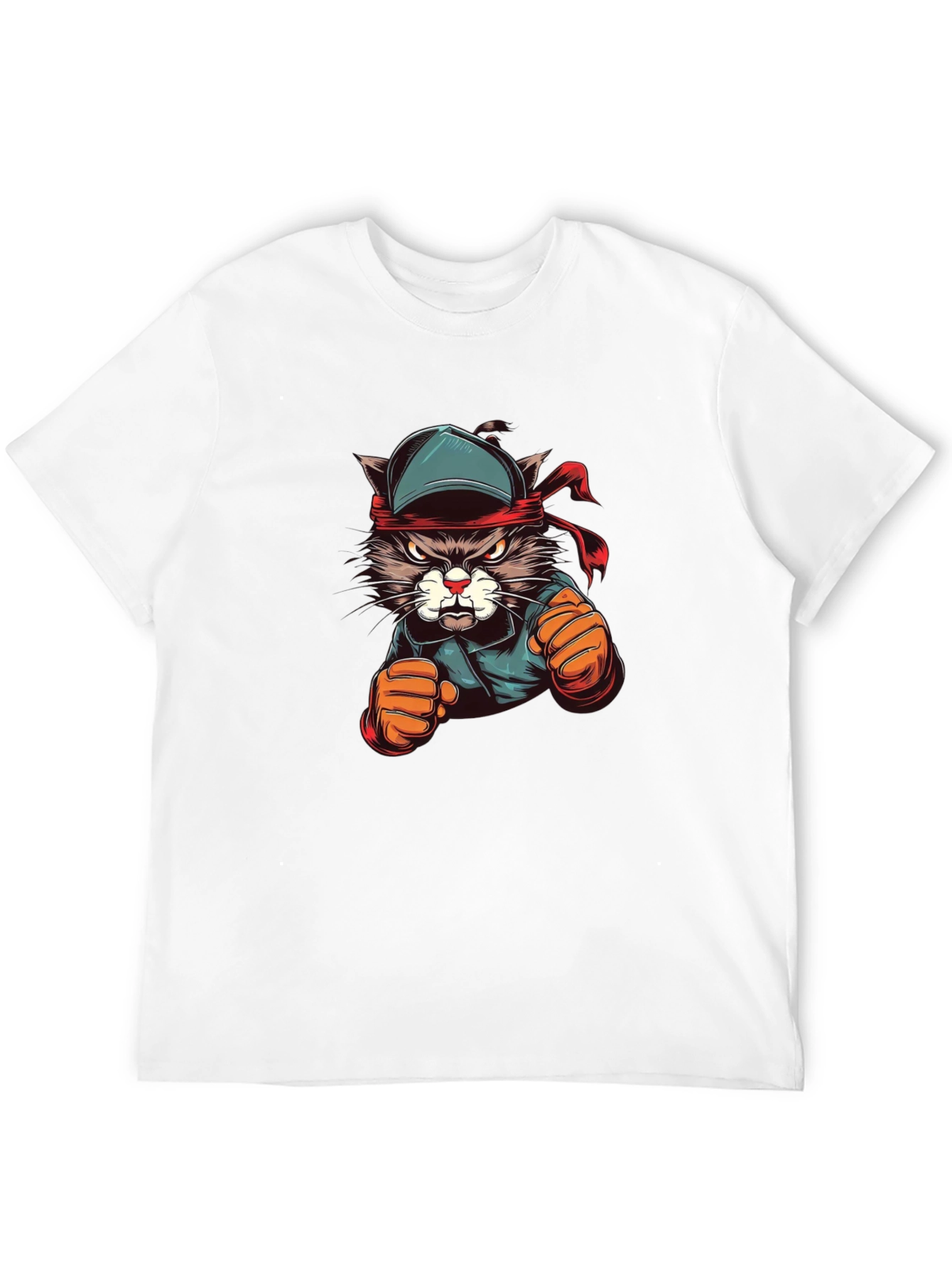 Cool Cat Boxer Black T-Shirt