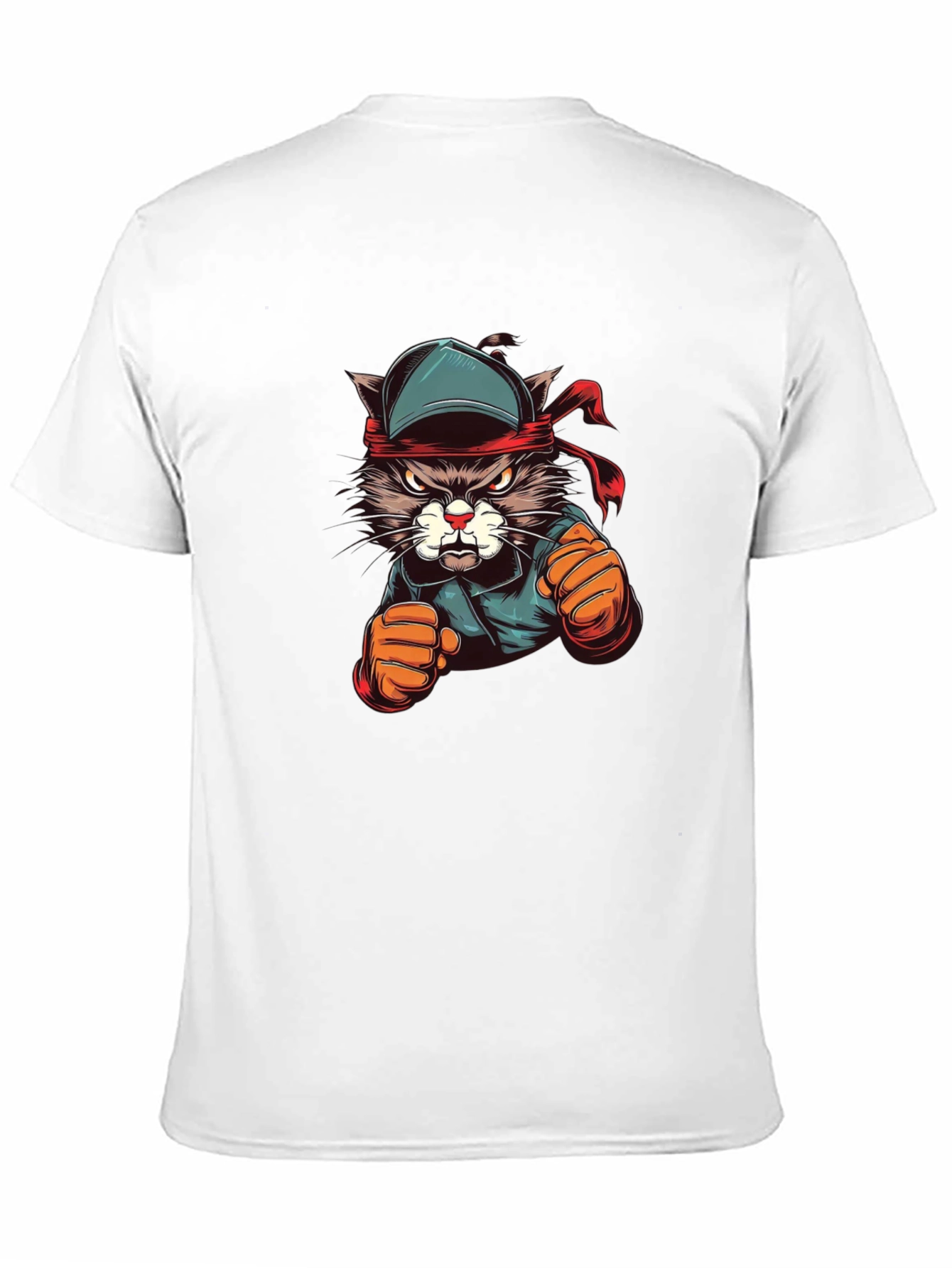 Cool Cat Boxer Black T-Shirt