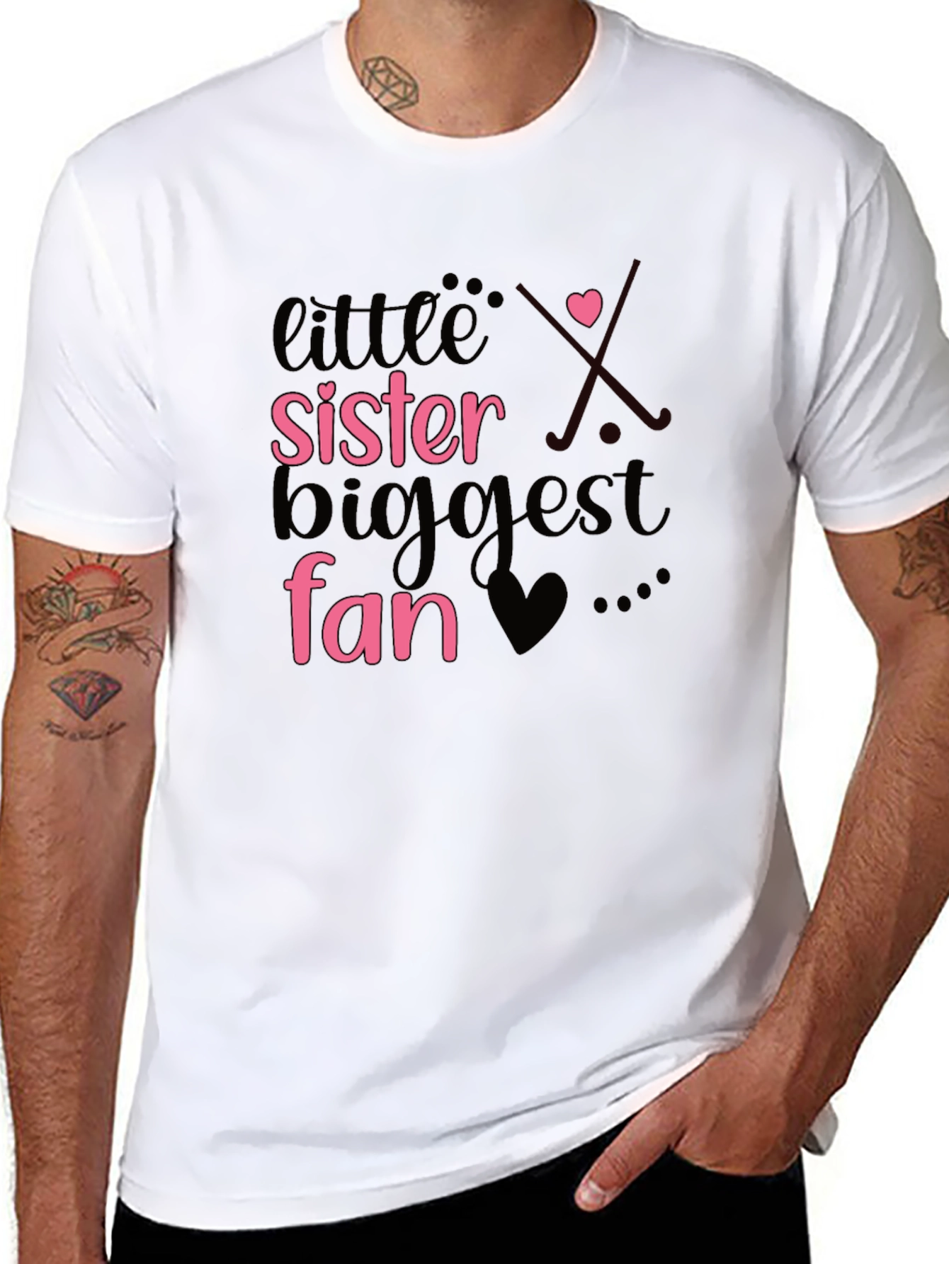 Little Sister Biggest Fan T-Shirt